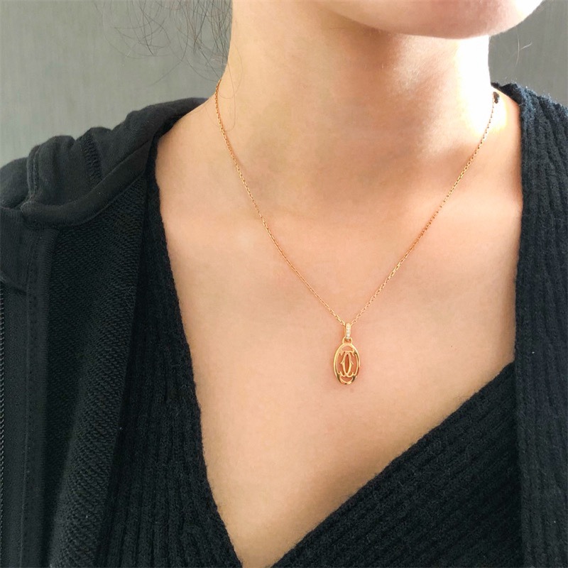 Cartier Oval Pendant Necklace - Original Replica Club
