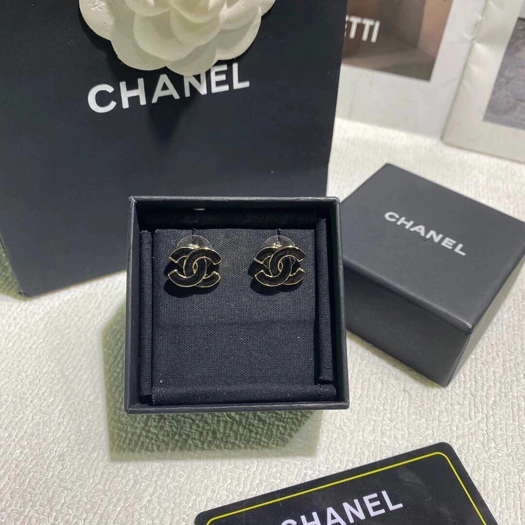 Chanel Pink Enamel CC Earrings - Original Replica Club