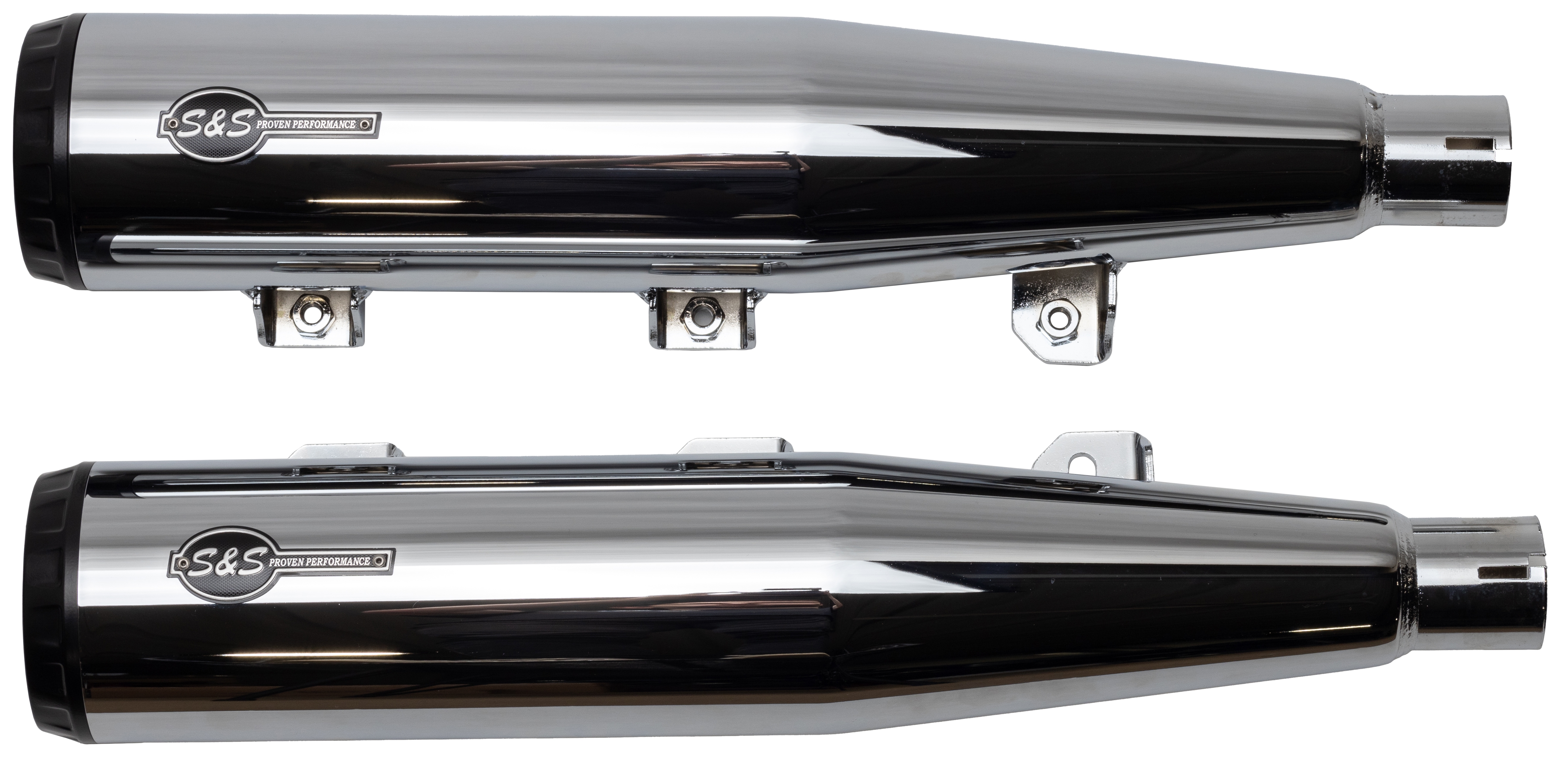 SportsBikeShop S&S Cycle Grand National Slip-On Mufflers For Indian Scout 2019-2024