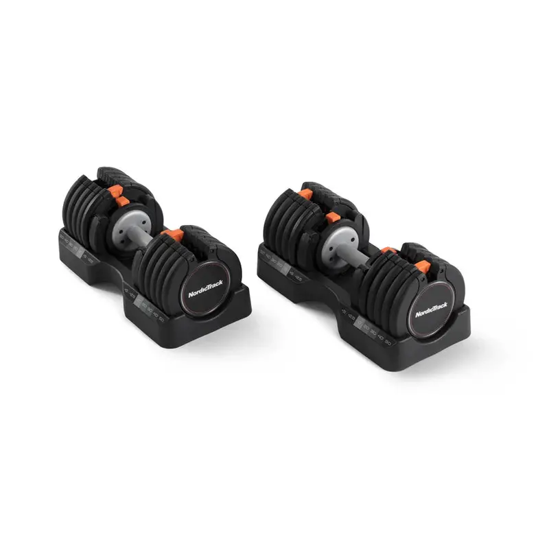 NordicTrack Select-A-Weight Adjustable Dumbbell Set, 55 lb Each - Image 3 NordicTrack Select-A-Weight Adjustable Dumbbell Set, 55 lb Each - Image 3
