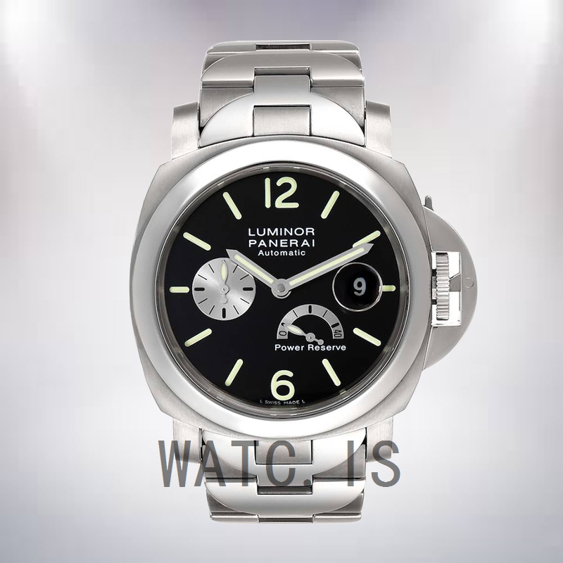 Panerai Luminor Power Reserve Men's PAM00171 44mm Black Dial Bracelet