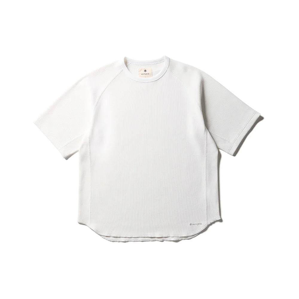 Snow Peak - T-Shirt Dry Waffle - Off White