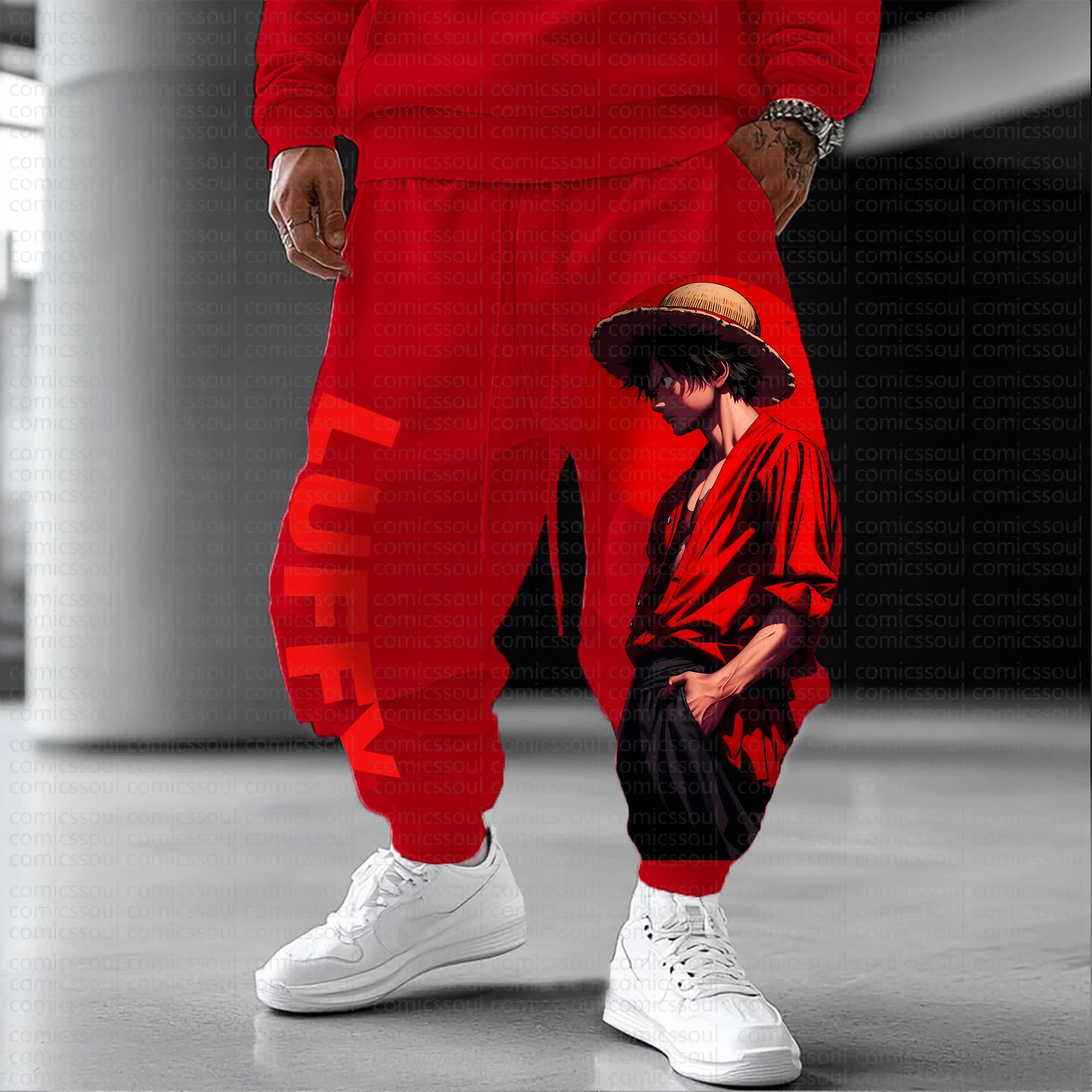 Unisex Anime Inspired Vintage Pants丨Comicssoul