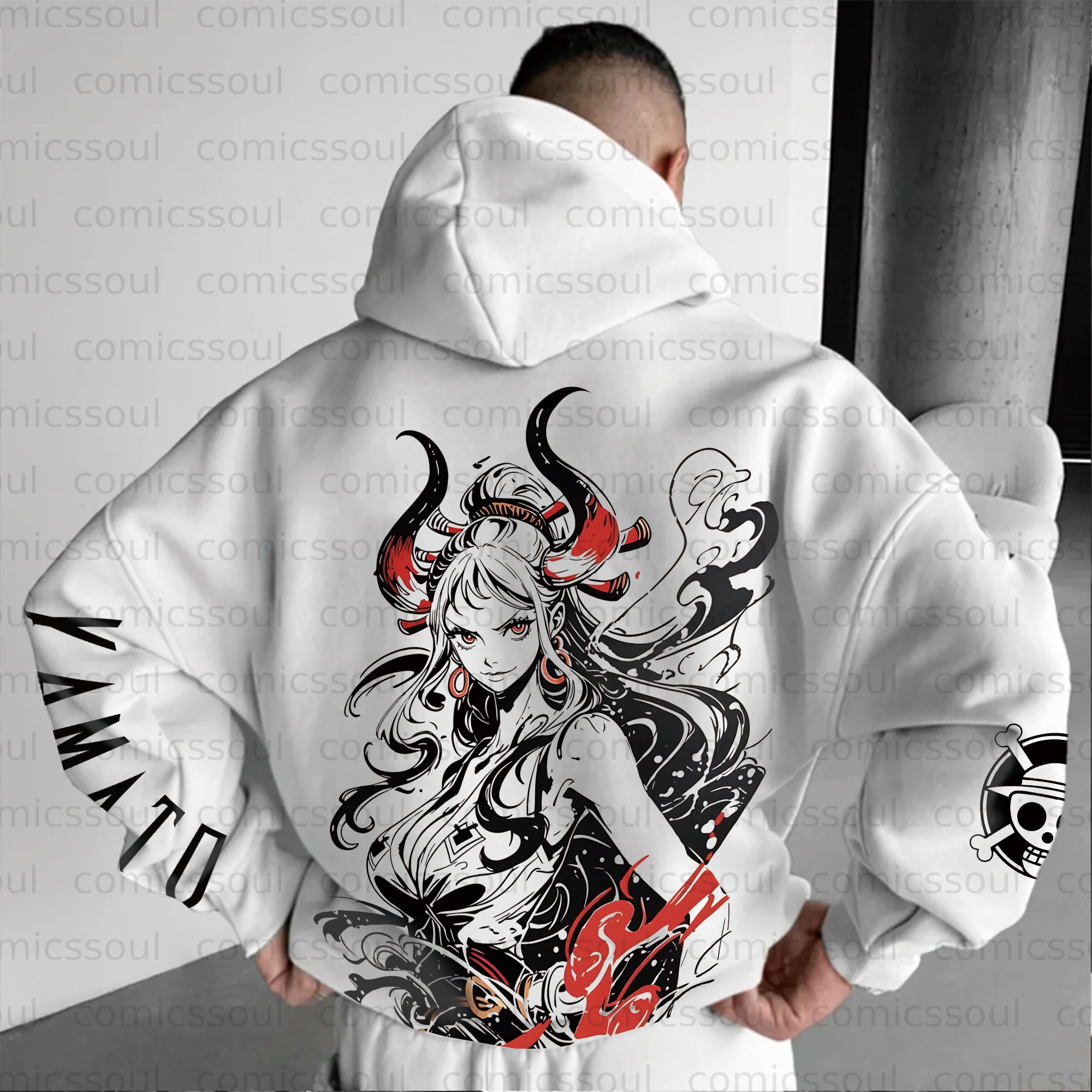 Unisex Anime Graphic Streetwear Vintage Plush Hoodie
