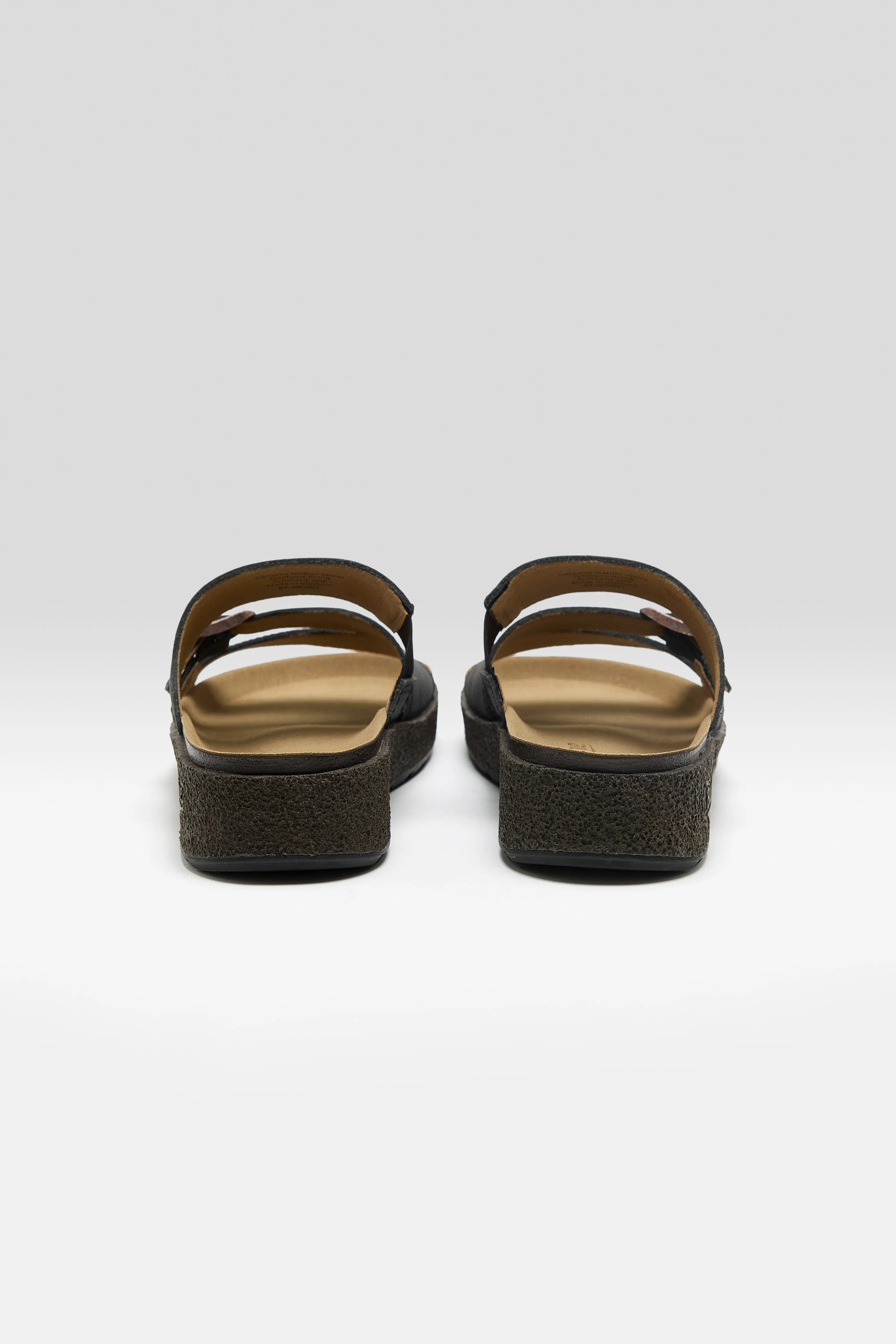 Bellerose 2693 Aerocork Clog Sandals for Women (261 / W / BLACK)
