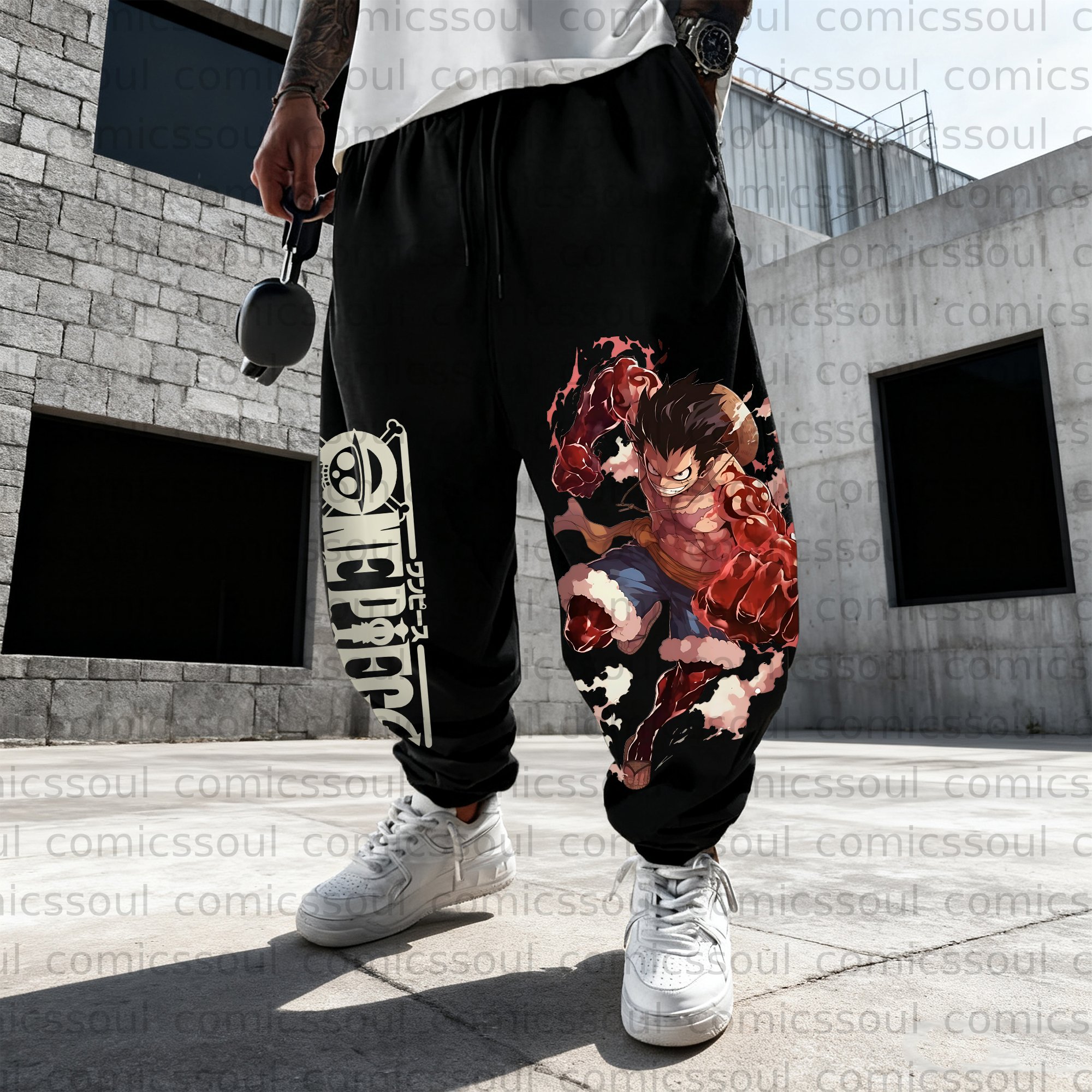 Unisex Anime Inspired Vintage Plush Pants