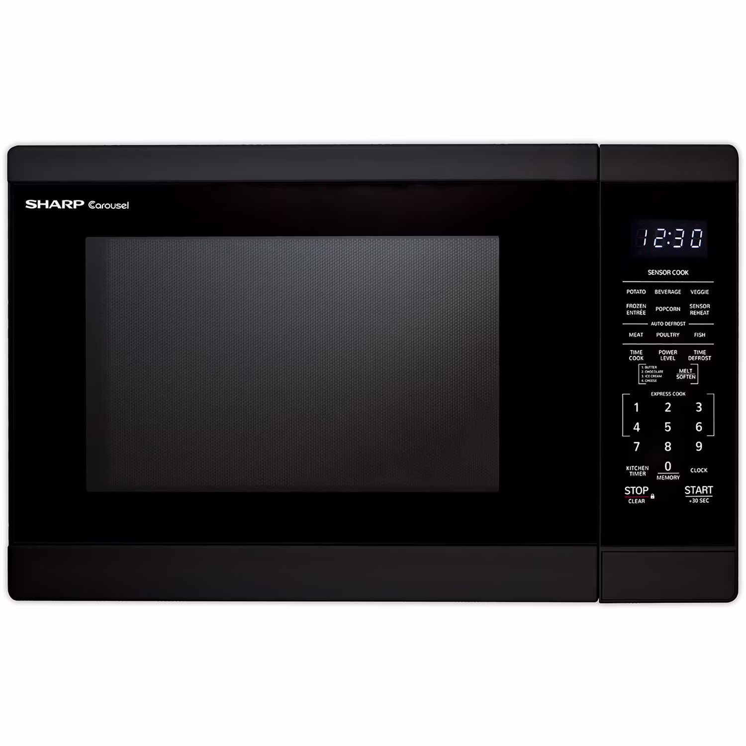 Sharp 1.4 - Cu. Ft. Countertop Microwave Oven in Black(White)