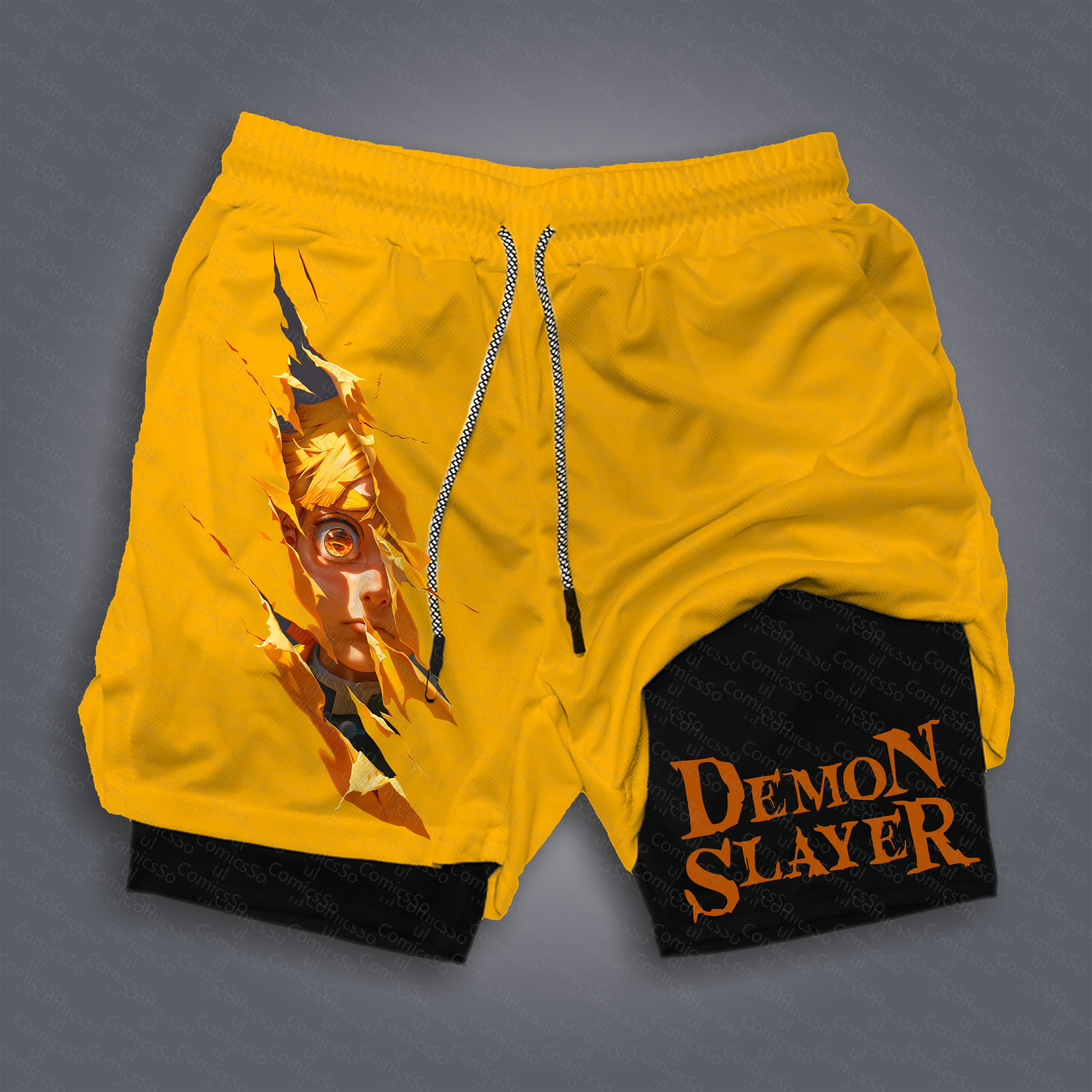Unisex  “Comicssoul” Casual Anime Streetwear Shorts