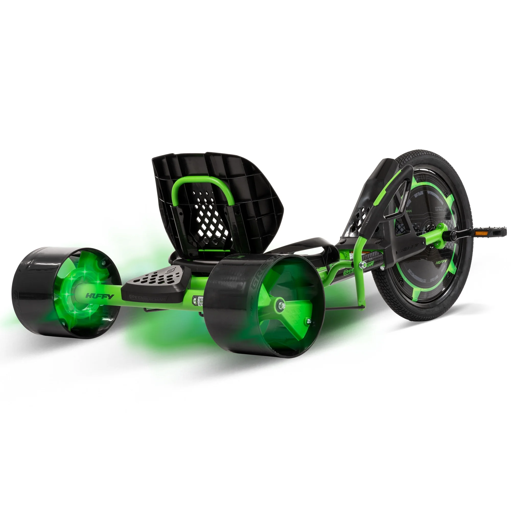 Huffy 20" Green Machine Drift Trike, Fits Riders Ages 8+ Years, Drift and Spin, Green/Black, Unisex, Kids - Image 17