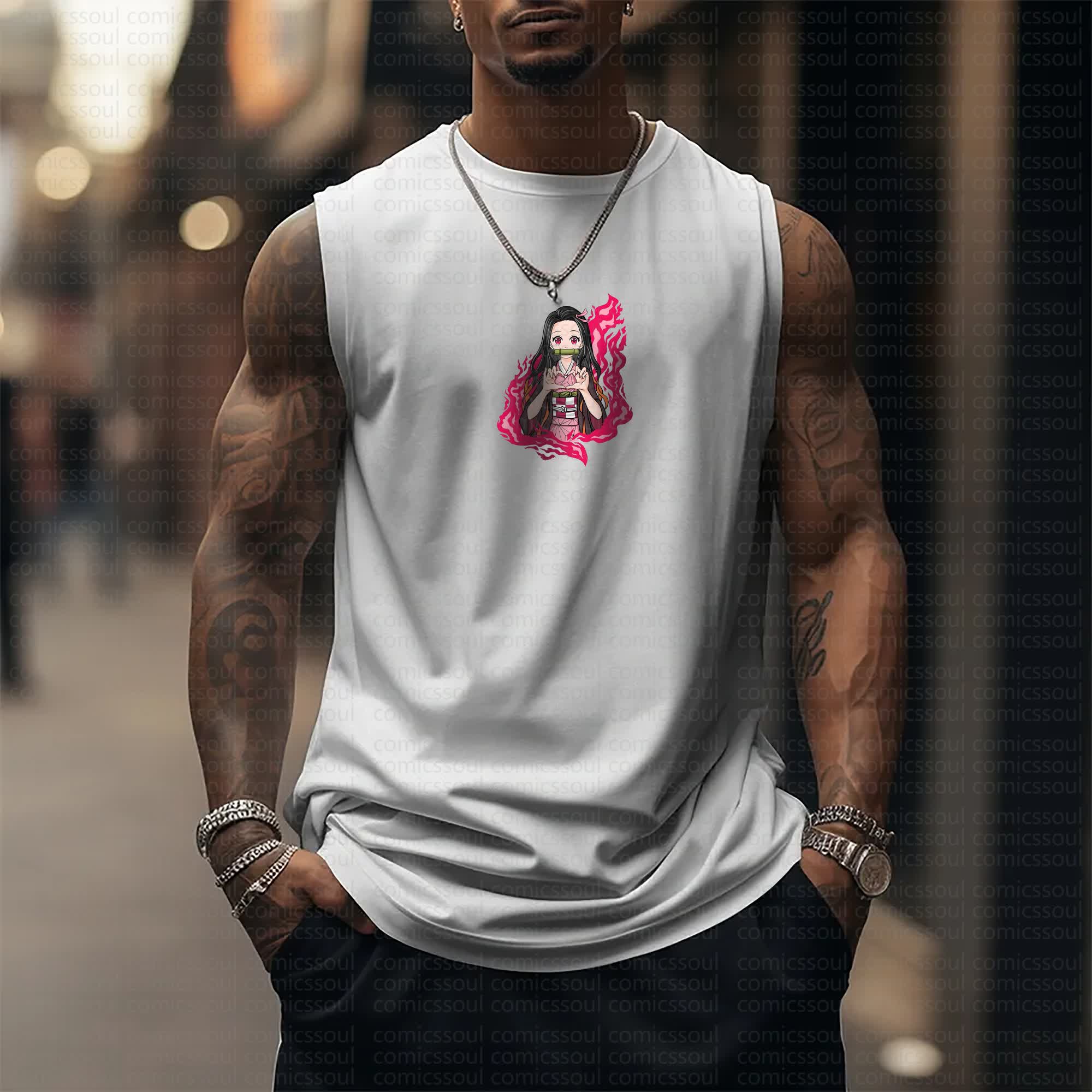 Unisex  “Comicssoul” Casual Anime  Tank Top TeeThreads Sustain the Scene with Custom Apparel