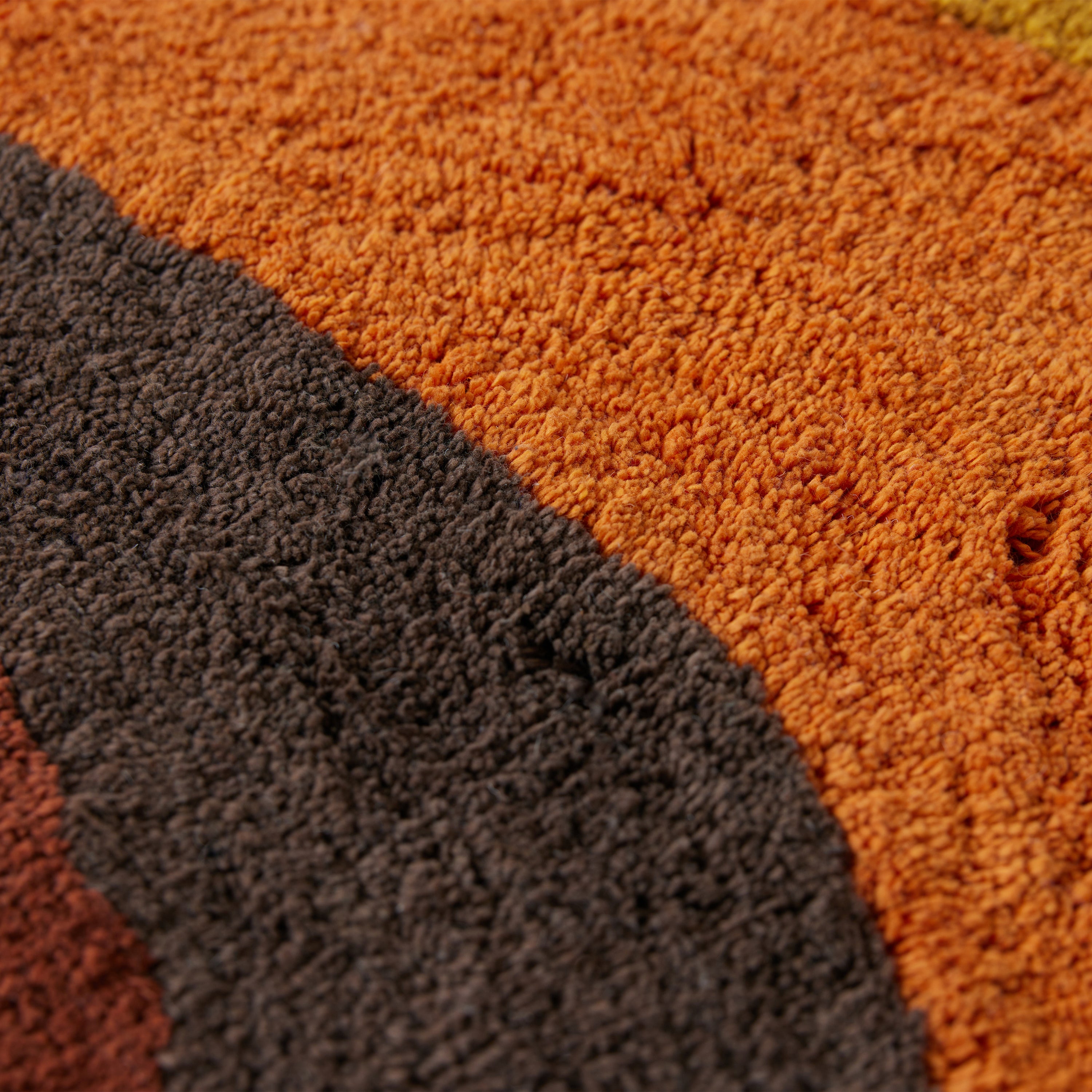 HKliving Retro Swirl Badmat - 90 x 120 cm