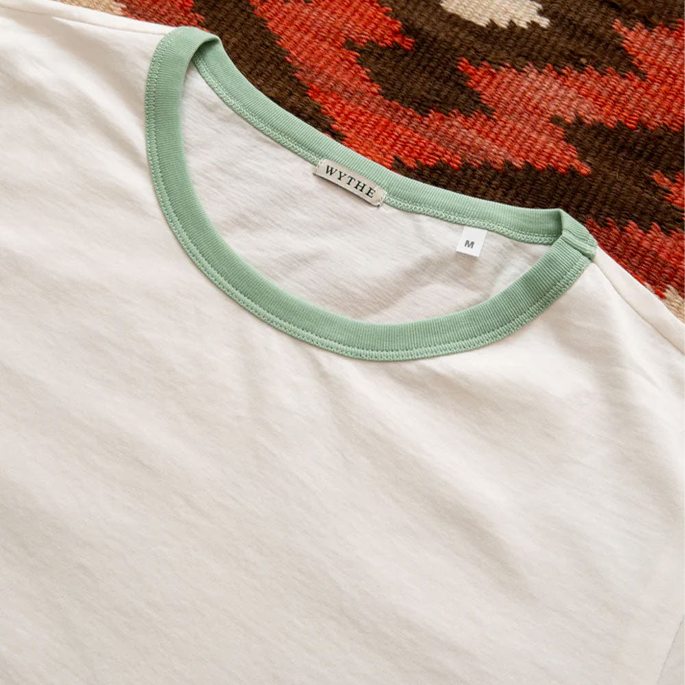 Wythe - T shirt Tubular Ringer - Celadon