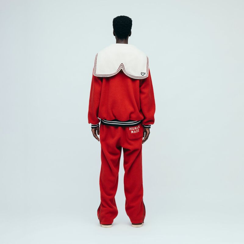 HUMAN MADE HALF-ZIP FLEECE PULLOVER