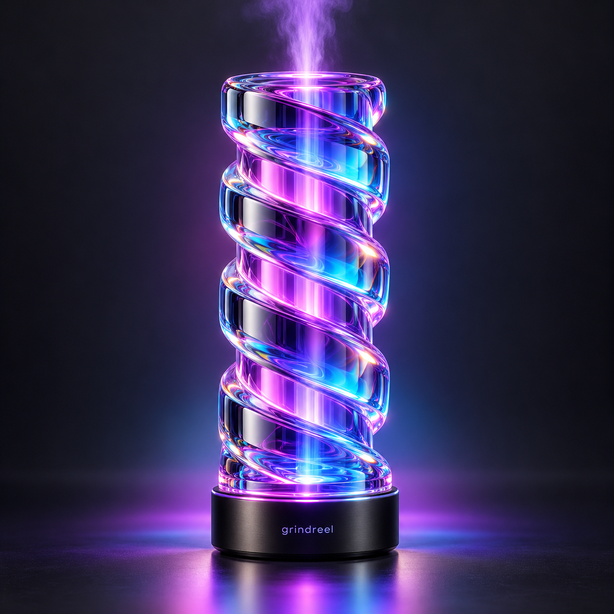 grindreel Neon Light Spiral Diffuser