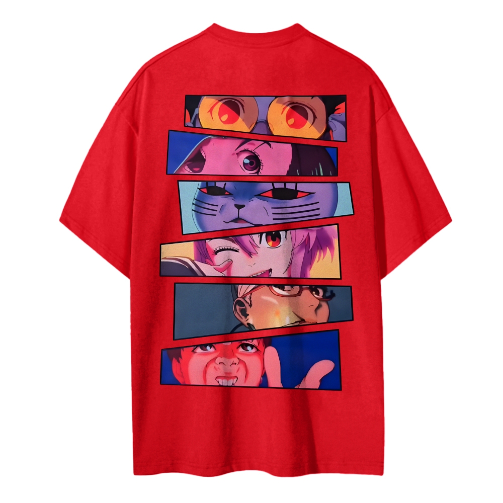 DANDADAN Cotton Unisex Round Neck Anime T-shirt TeeThreads Sustain the Scene with Custom Apparel