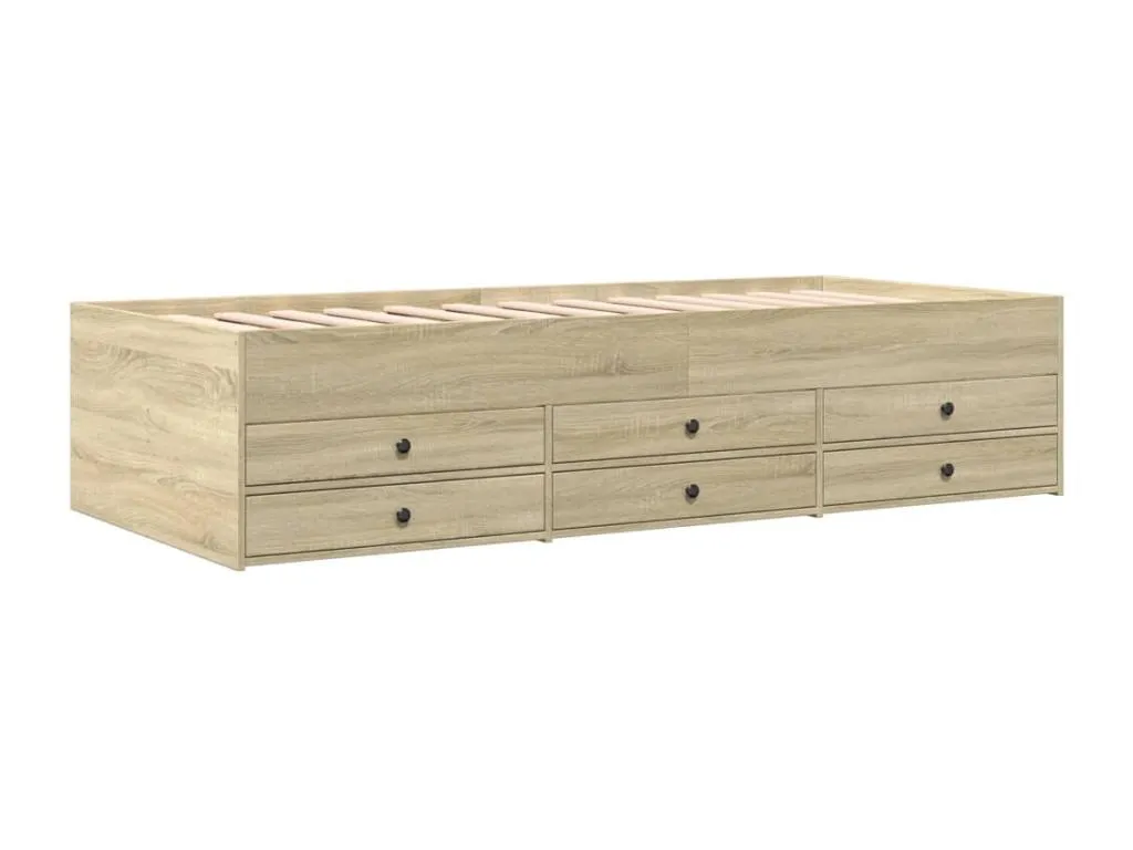 Sofá cama con cajones sin colchón Mueblesclasic 90x190 cm