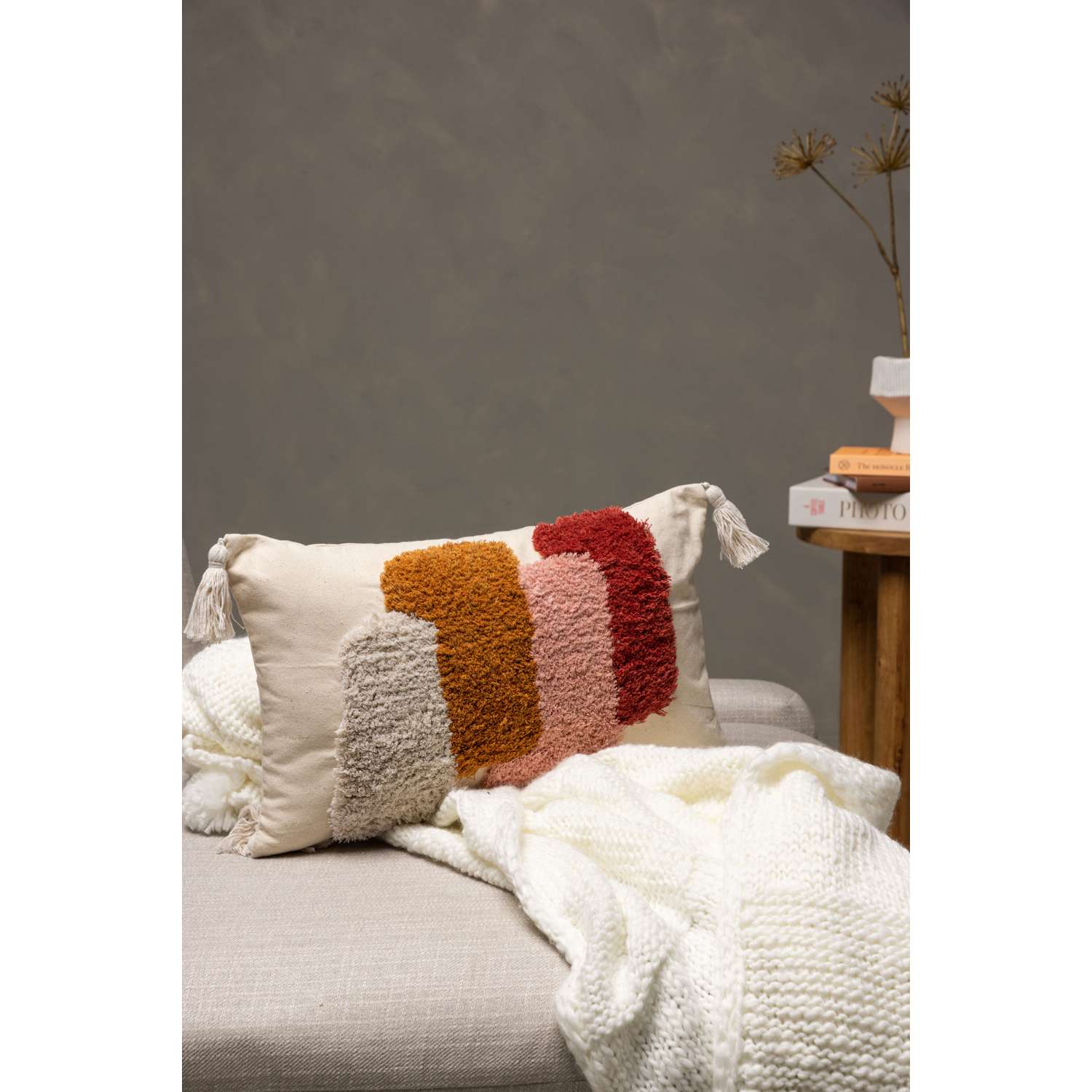 Venture Home Joline Kussenhoes 30x50 - Wit