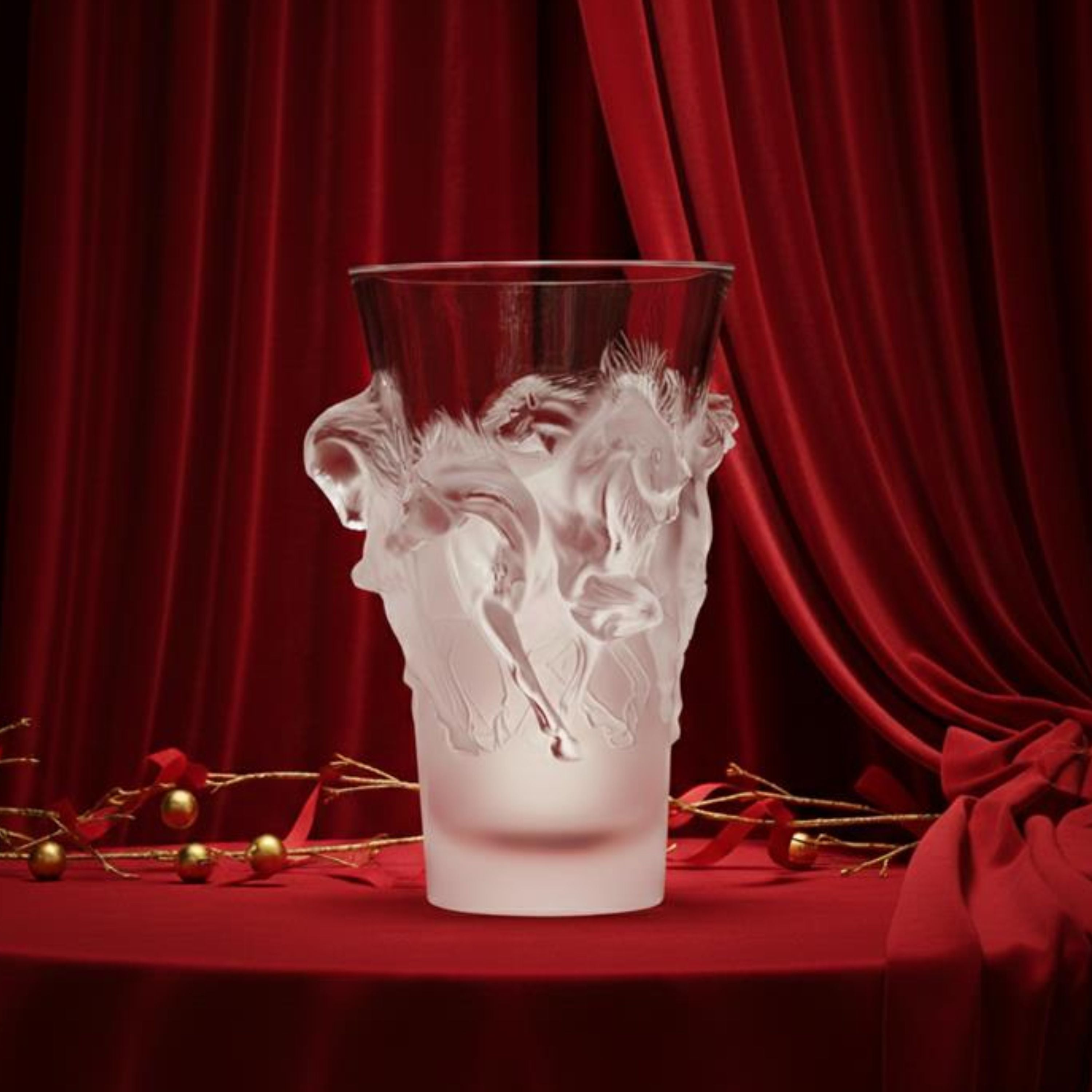 VASE EQUUS - CRISTAL INCOLORE