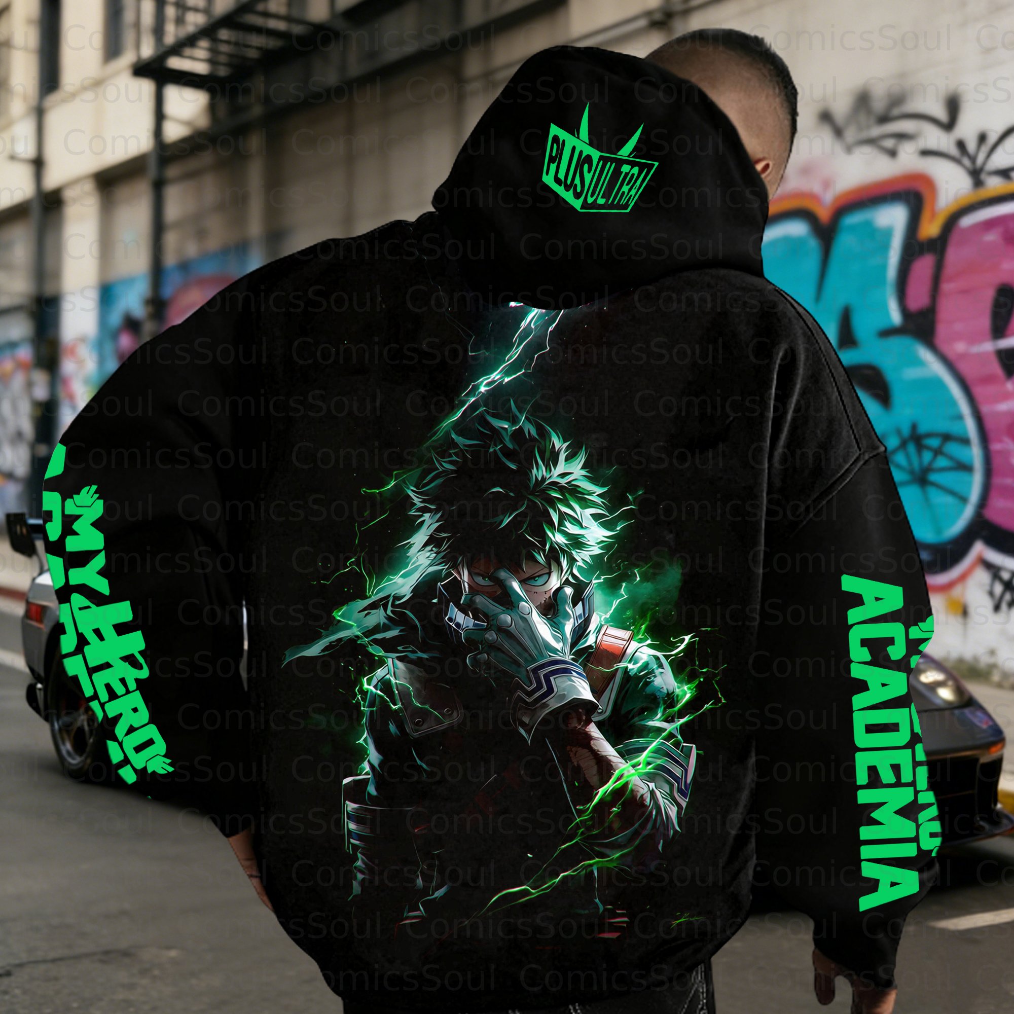 Unisex Graphic Streetwear Vintage Plush  Hoodie