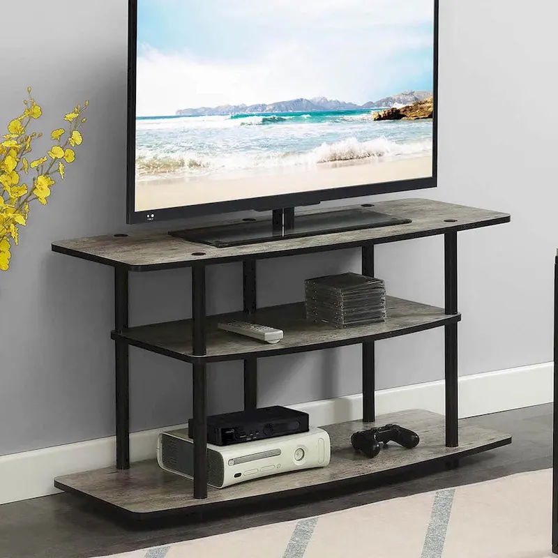 Convenience Concepts Designs2Go Tool-Free 3-Tier Wide TV Stand
