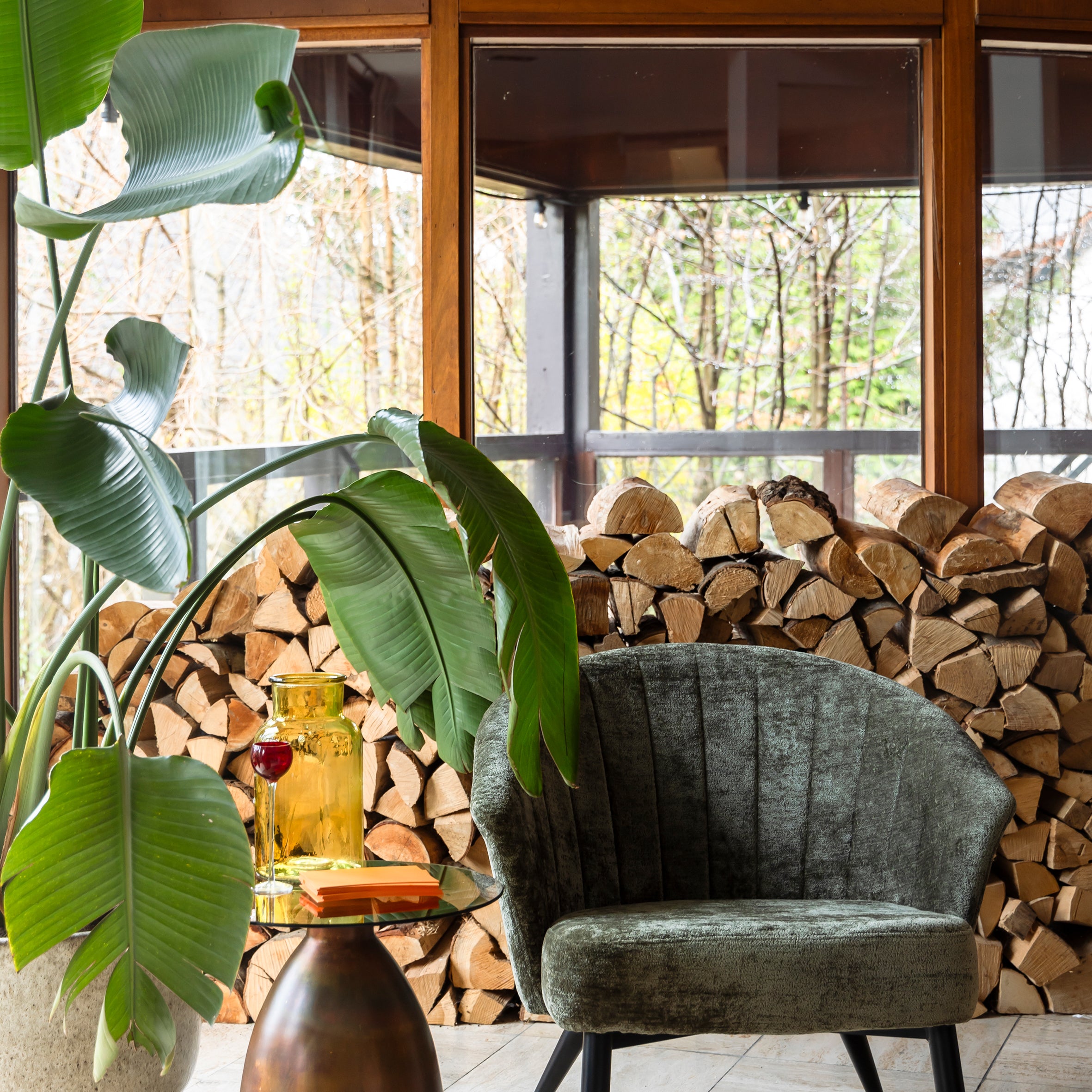 Dutchbone Georgia Fauteuil - Groen