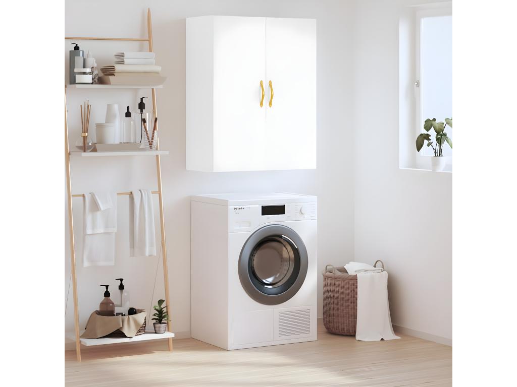Armario de pared blanco 69 - 5x34x90 cm