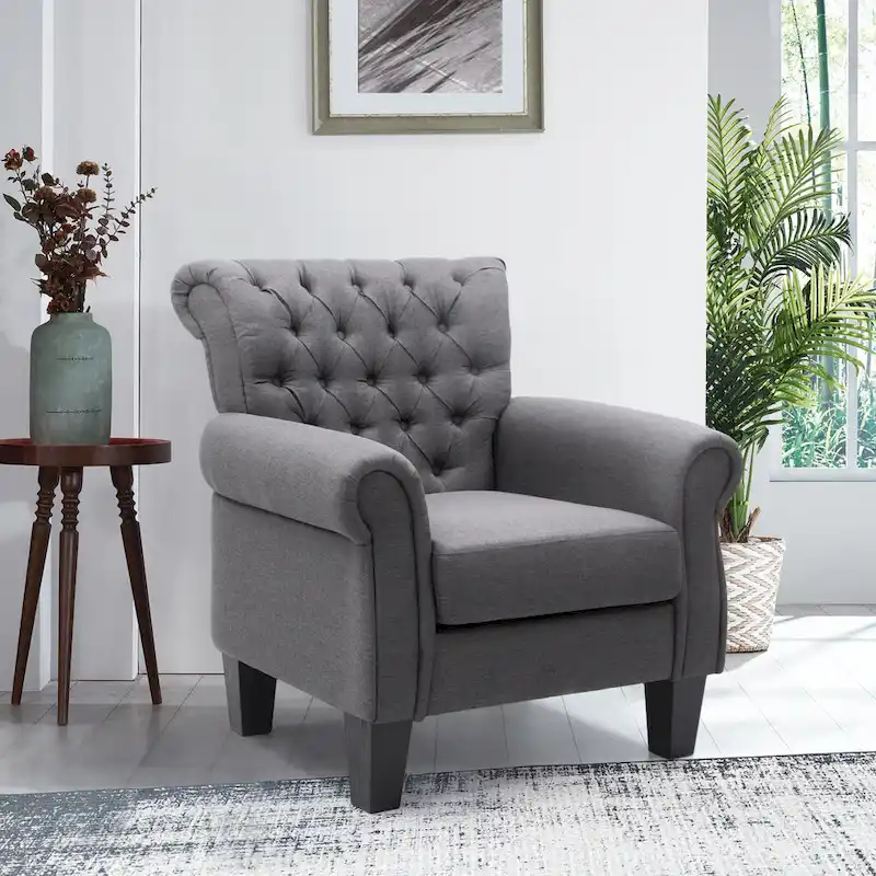 Pellebant Contemporary Club Armchair - Stylish Accent Chair for Living Room