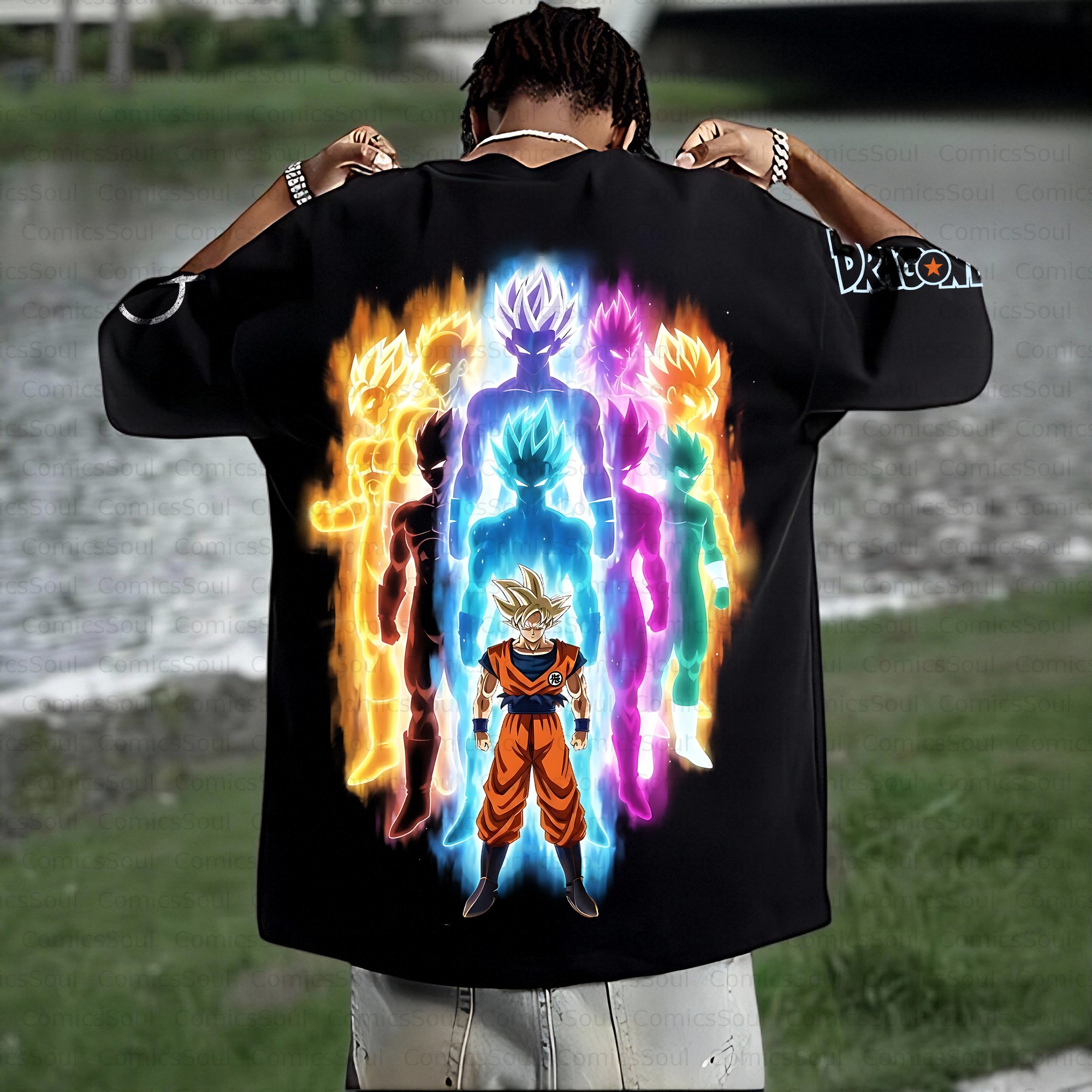Unisex Anime Inspired Vintage T-Shirt
