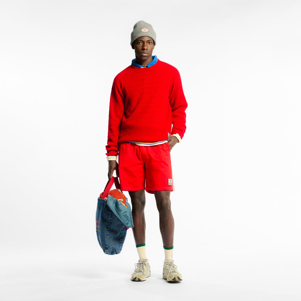 Au Vieux Campeur - Short Bicolore Etienne - Rouge