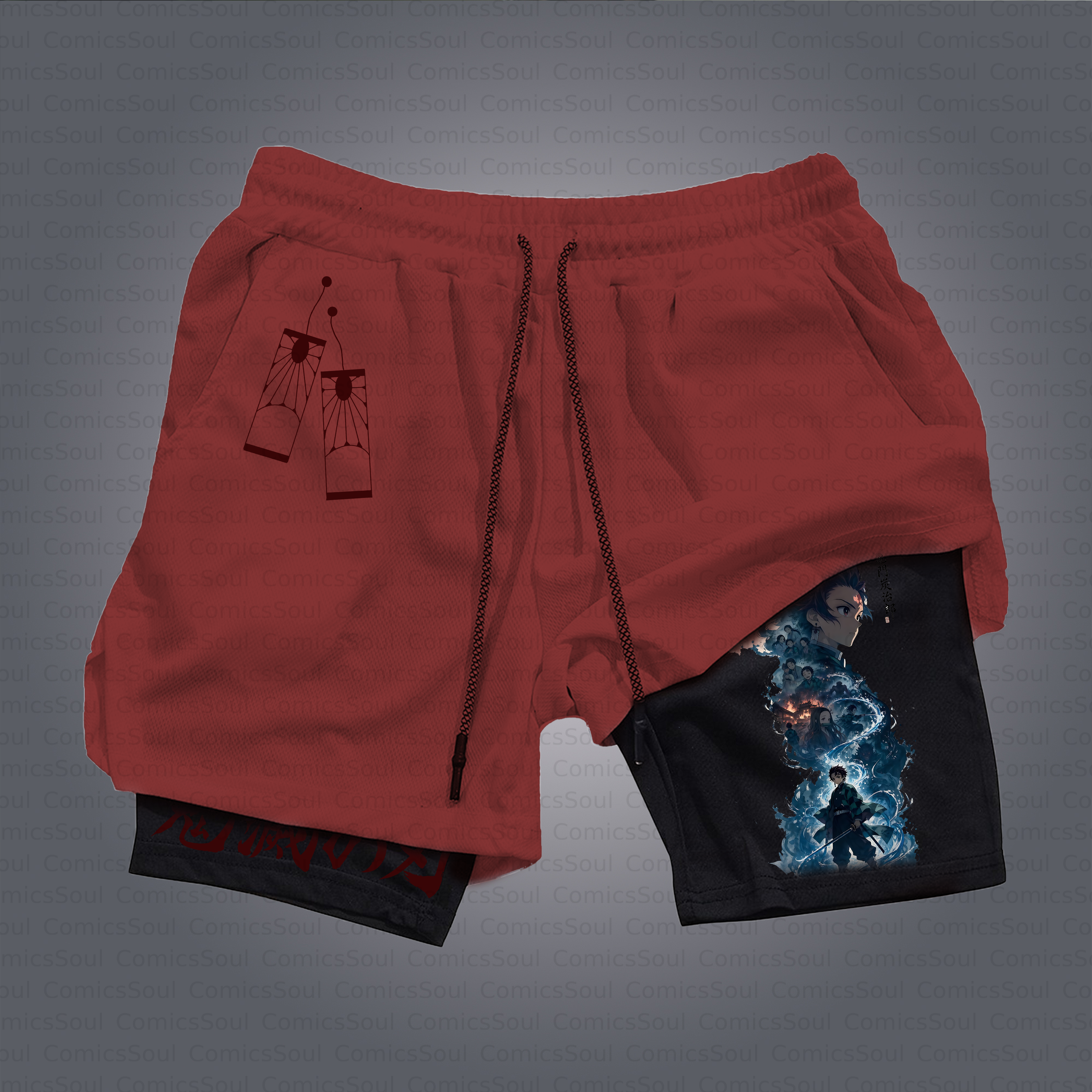 Unisex Casual Anime Style Shorts