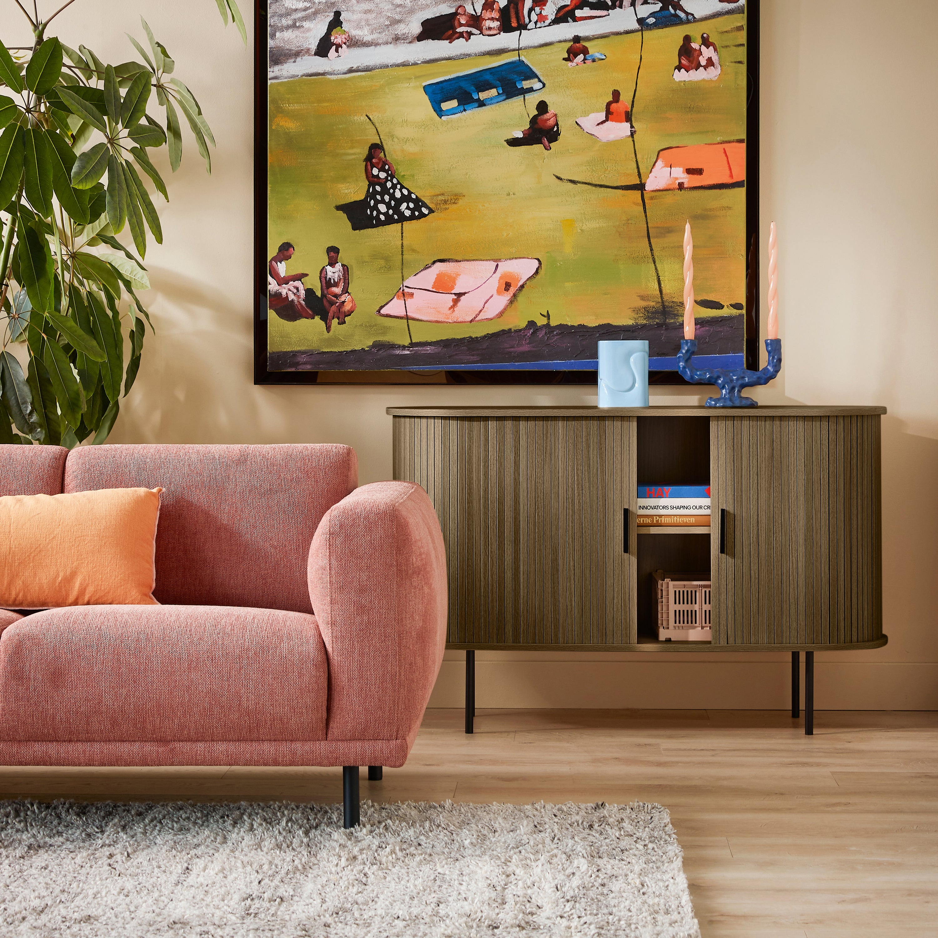 by fonQ basic Panel Dressoir - B 120 cm - Walnoot