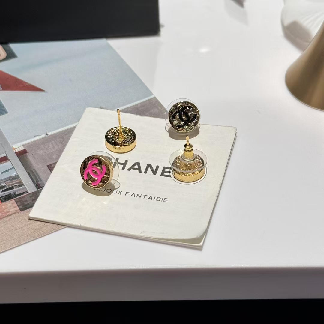 Chanel Round Stud Earrings - Original Replica Club