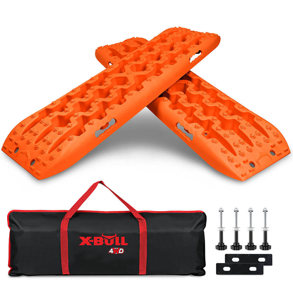 X-BULL Recovery Traction Tracks Gen3 Sand-Mud-Snow Tire Ladder Orange(Orange)
