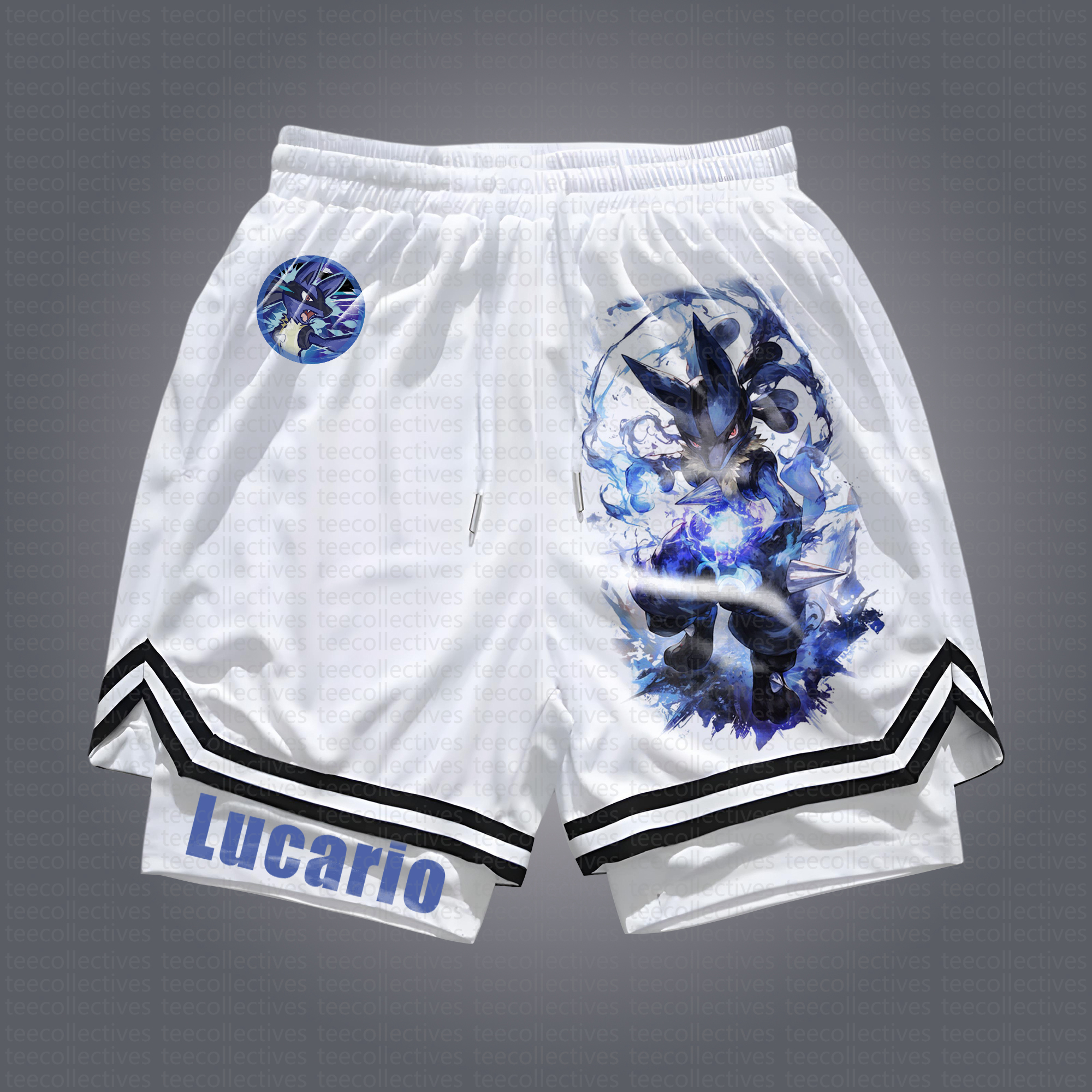 Unisex “Pokemon” Casual Streetwear Shorts