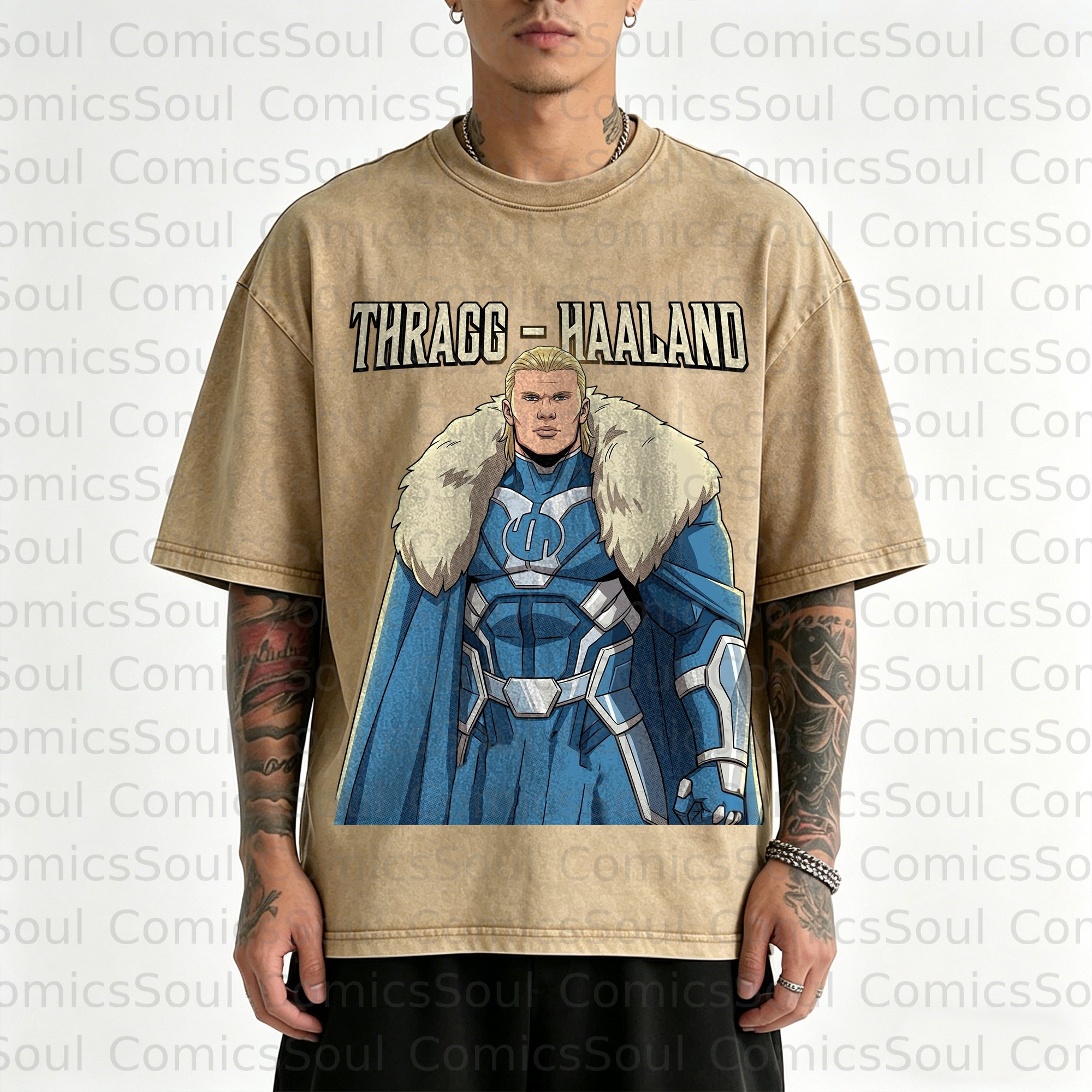 Unisex Anime Inspired Vintage Washed T-Shirt