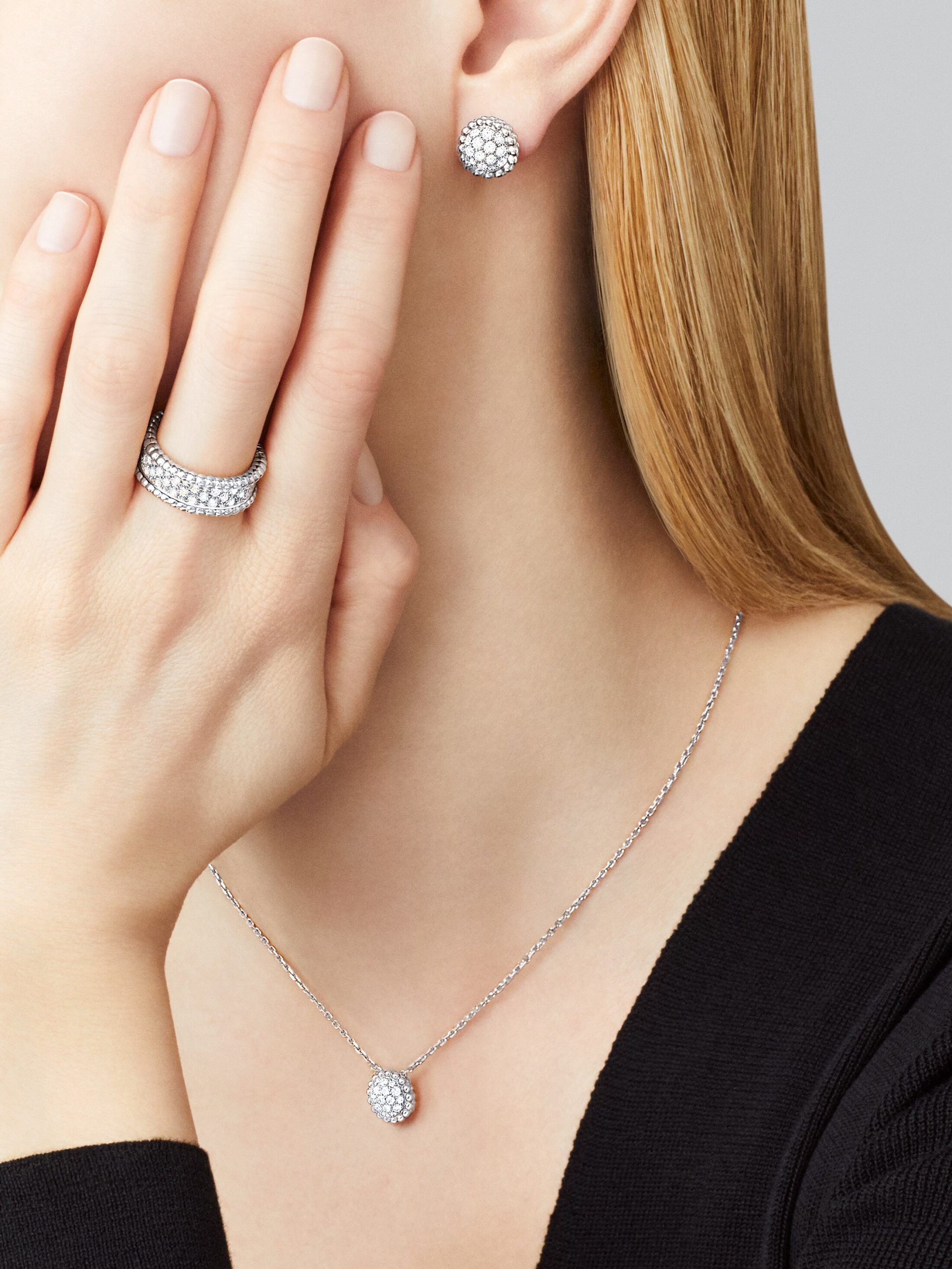 Replicate Perlée diamonds pendant(1:1 replica) - Original Replica Club