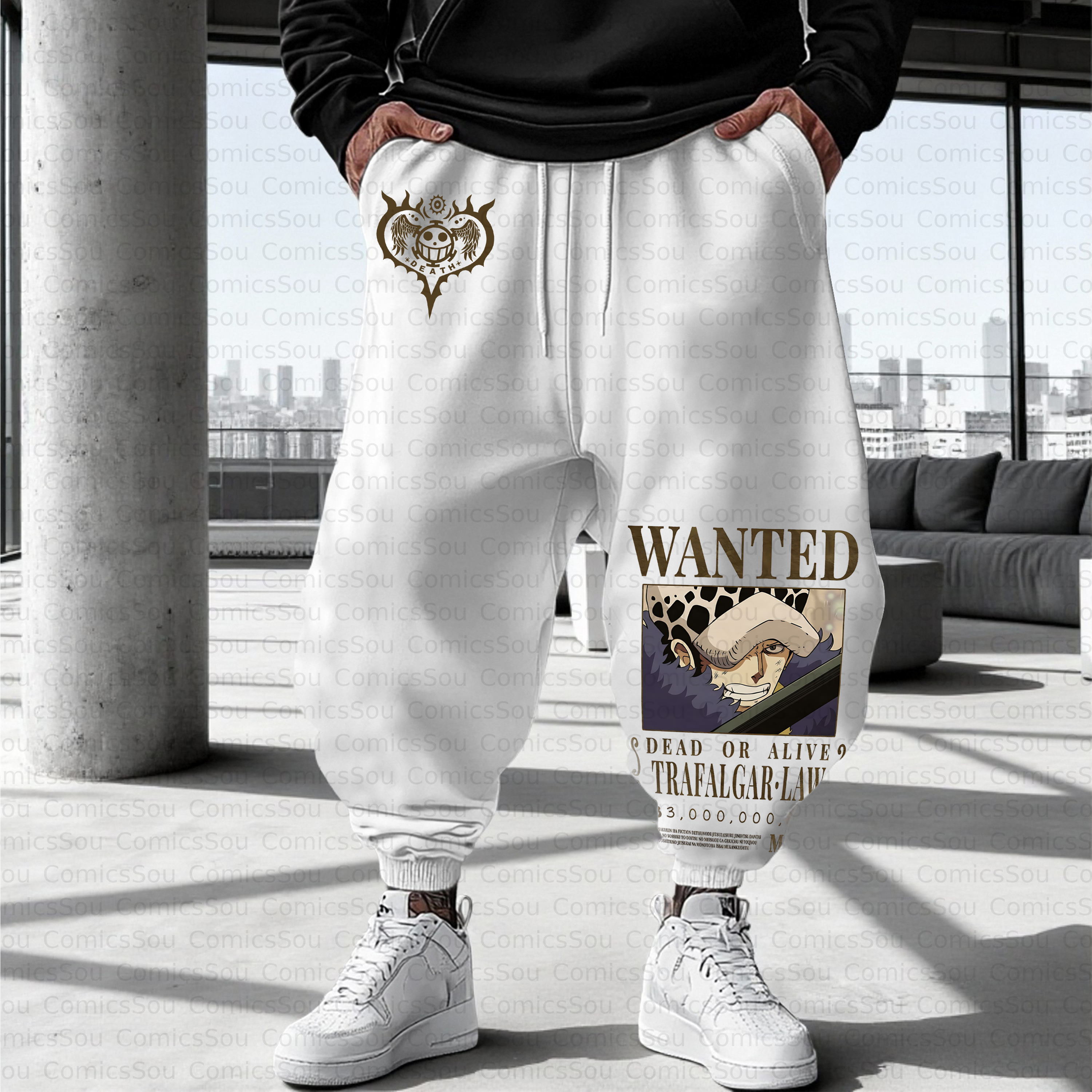 Unisex Casual Anime Streetwear Pant