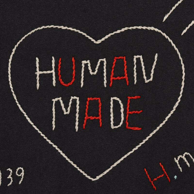 HUMAN MADE EMBROIDERED SWEATSHIRT
