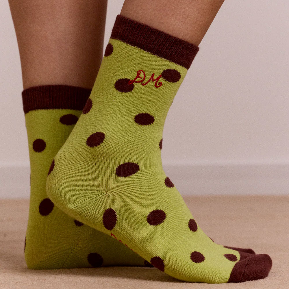 Damson Madder - Chaussettes Lot de 2 - Chocolat Avocat