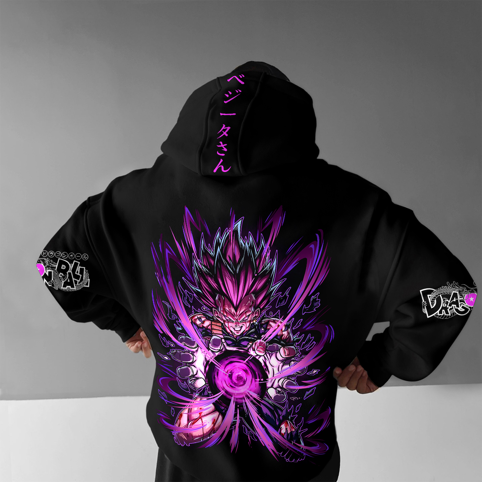 Unisex Anime Print  Casual Oversized Hoodie