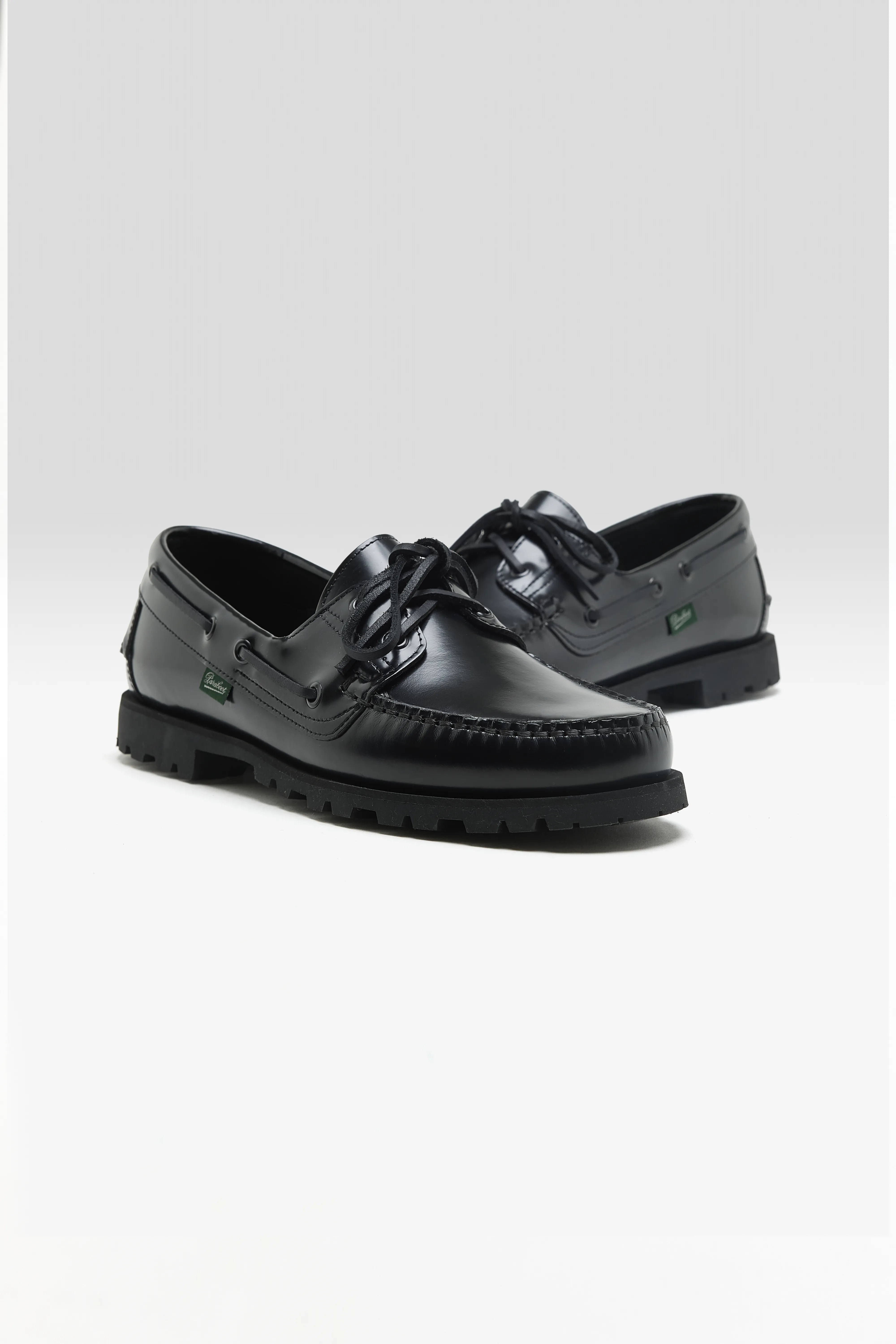 Bellerose Malo Boat Shoes for Men (261 / M / BLACK)