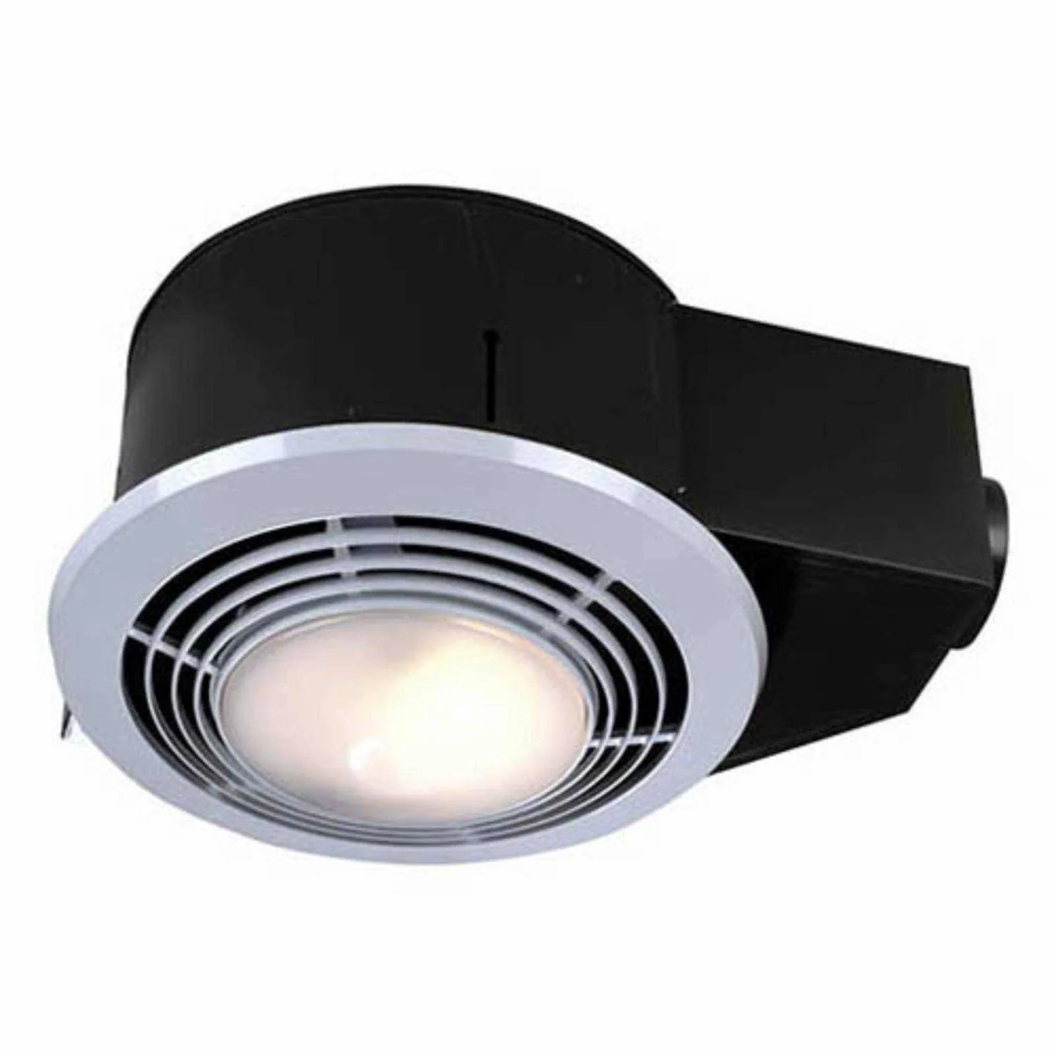Nutone Bathroom Exhaust Fan With 110 CFM, 1500W Heater And 100W Light - QT9093WH Nutone Bathroom Exhaust Fan With 110 CFM, 1500W Heater And 100W Light - QT9093WH
