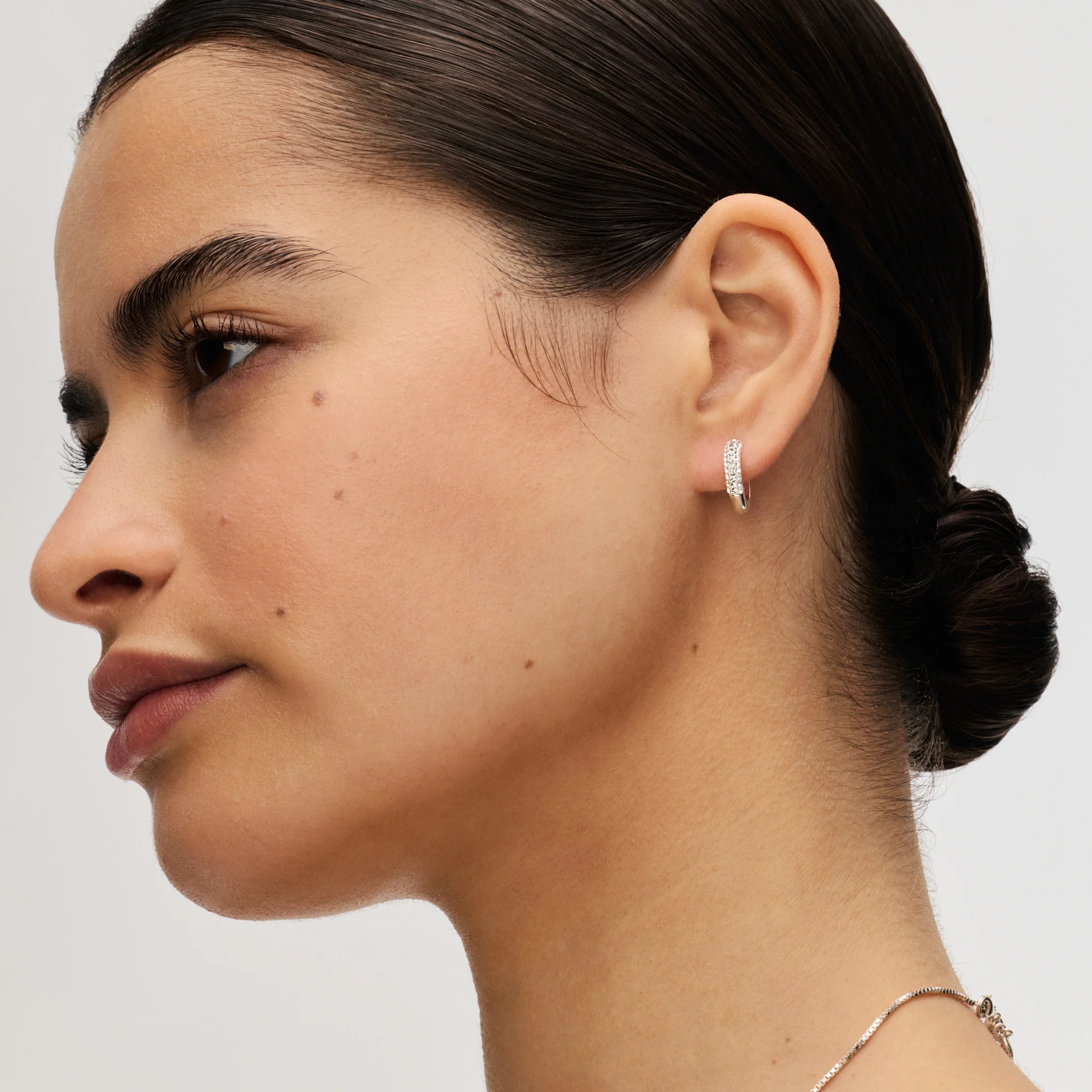 Always On Sparkle Hoop Earrings