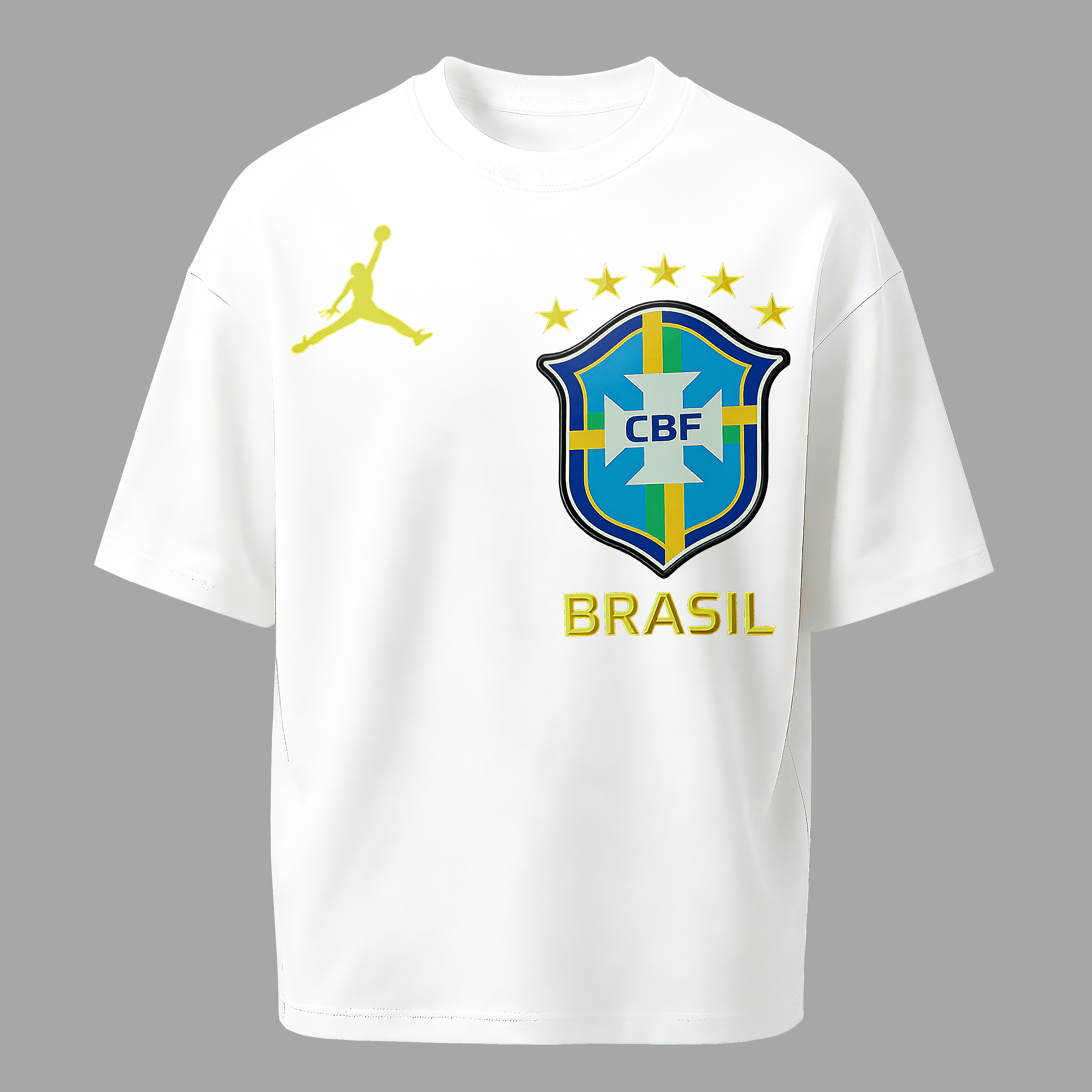 Brazil National Football Team Printed Oversized Unisex T-shirt