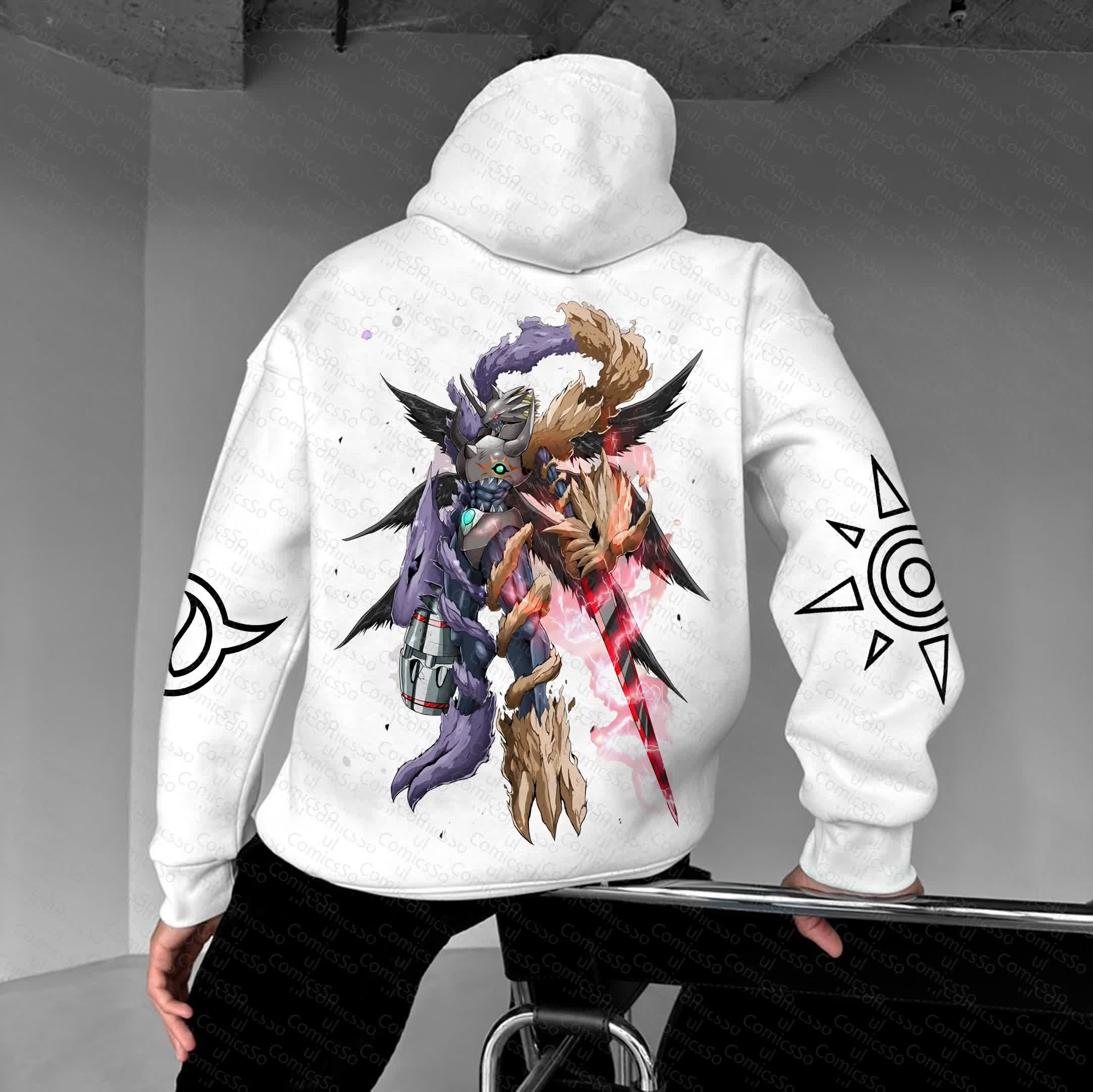 Unisex “Comicssoul” Anime Graphic Streetwear Vintage Hoodie