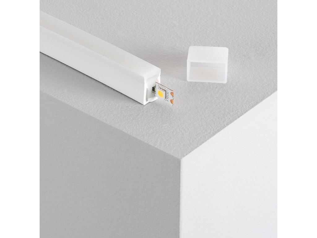 Perfil Flexible de Silicona Neón a Medida para Tira LED 12/24V hasta 10 mm 9 m