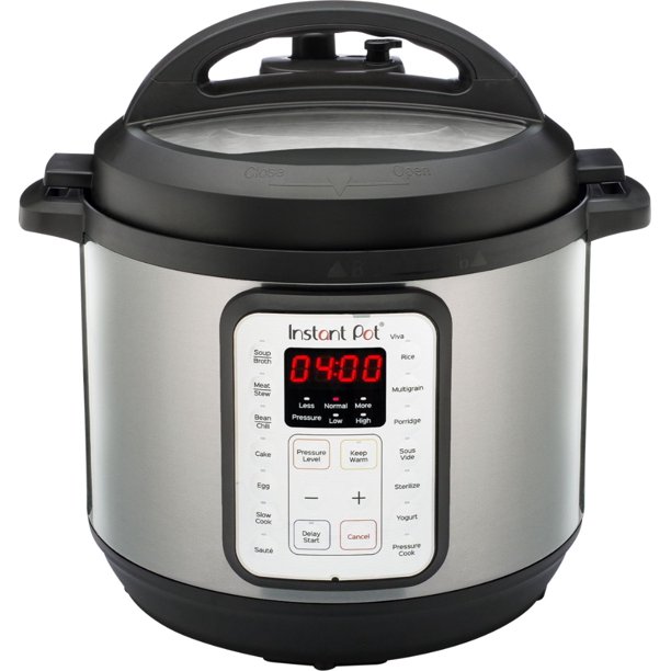 Instant Pot 112-0022-01 Viva 6 Quart 9-in-1 Multi-Use Pressure Cooker with Easy Seal Lid and Sous Vide Program - Silver
