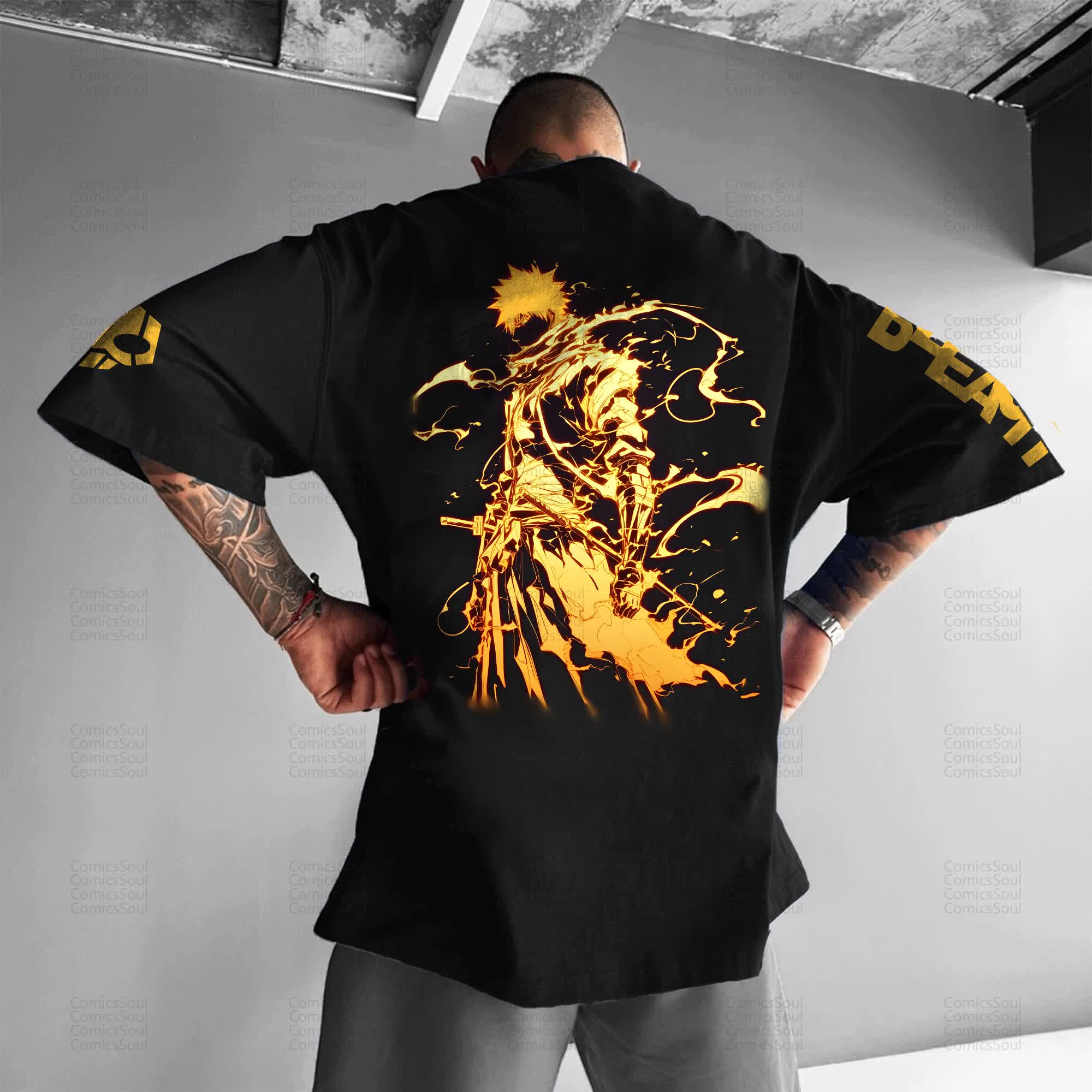 Unisex Anime Inspired Vintage T-Shirt丨Comicssoul