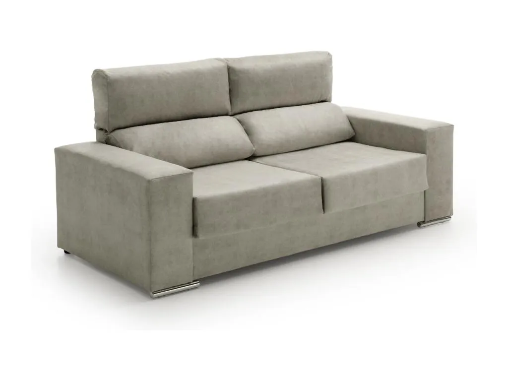 Sofa Reclinable Casabellaes Gris 3 Plazas UCPL53375