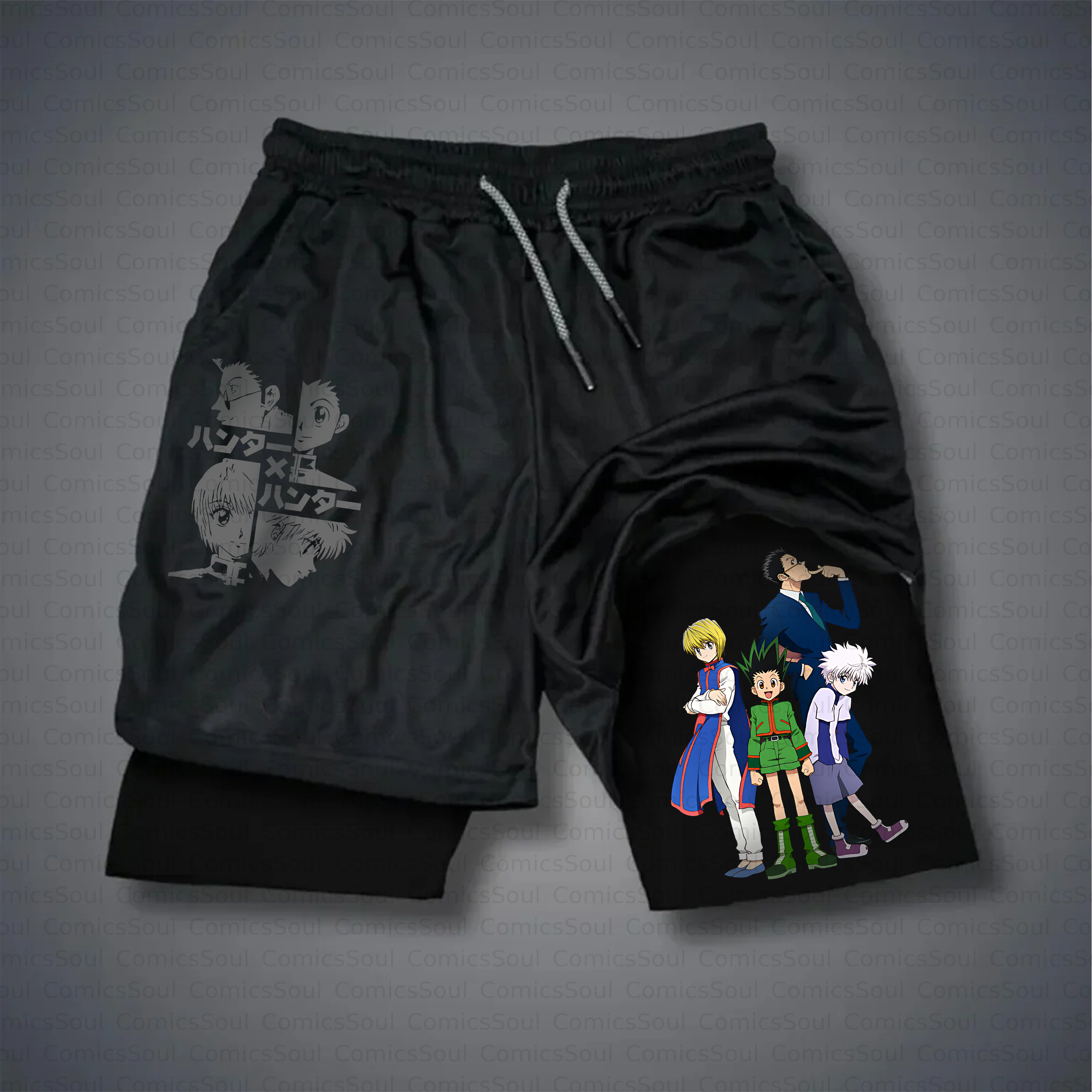 Unisex Casual Anime Style Shorts